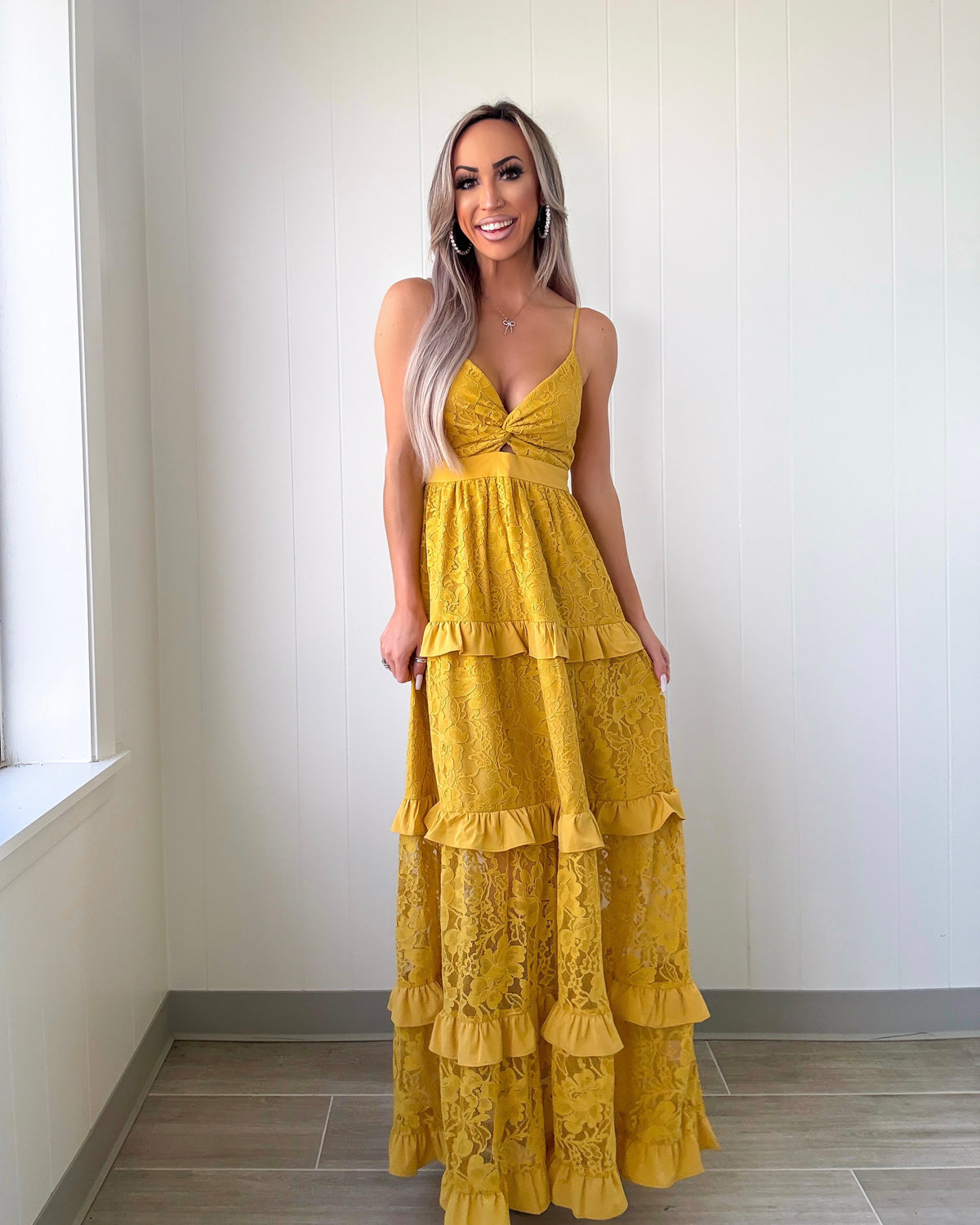 white christmas dresses Sexy Yellow Halter Maxi Long Party Prom Dresses To Impress,Evening Gow –  SposaDresses