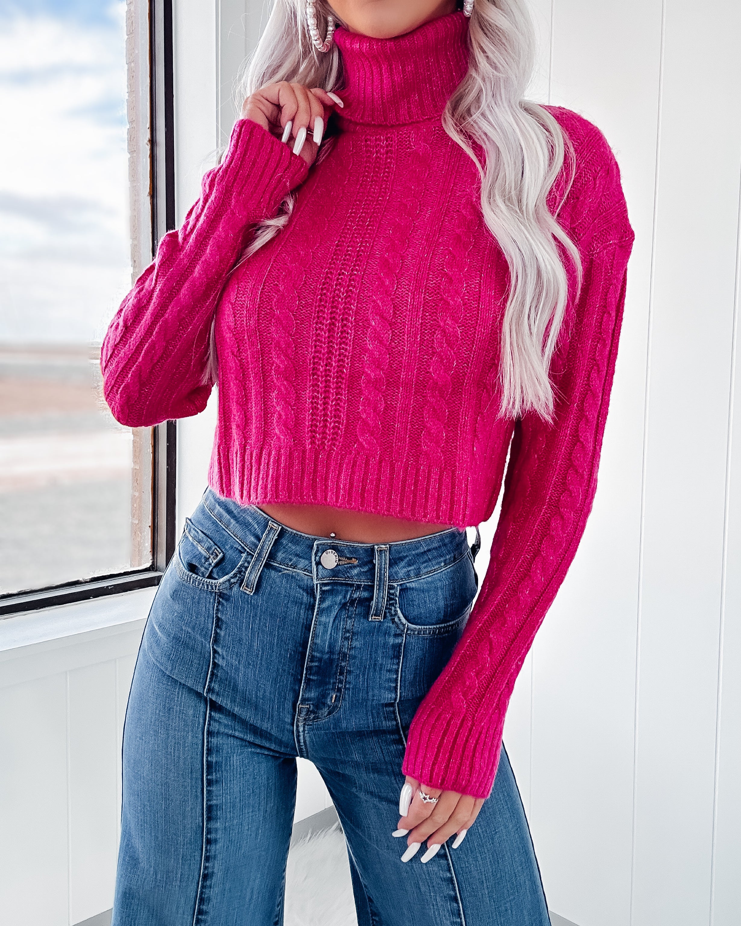 Extra cropped sweater sales