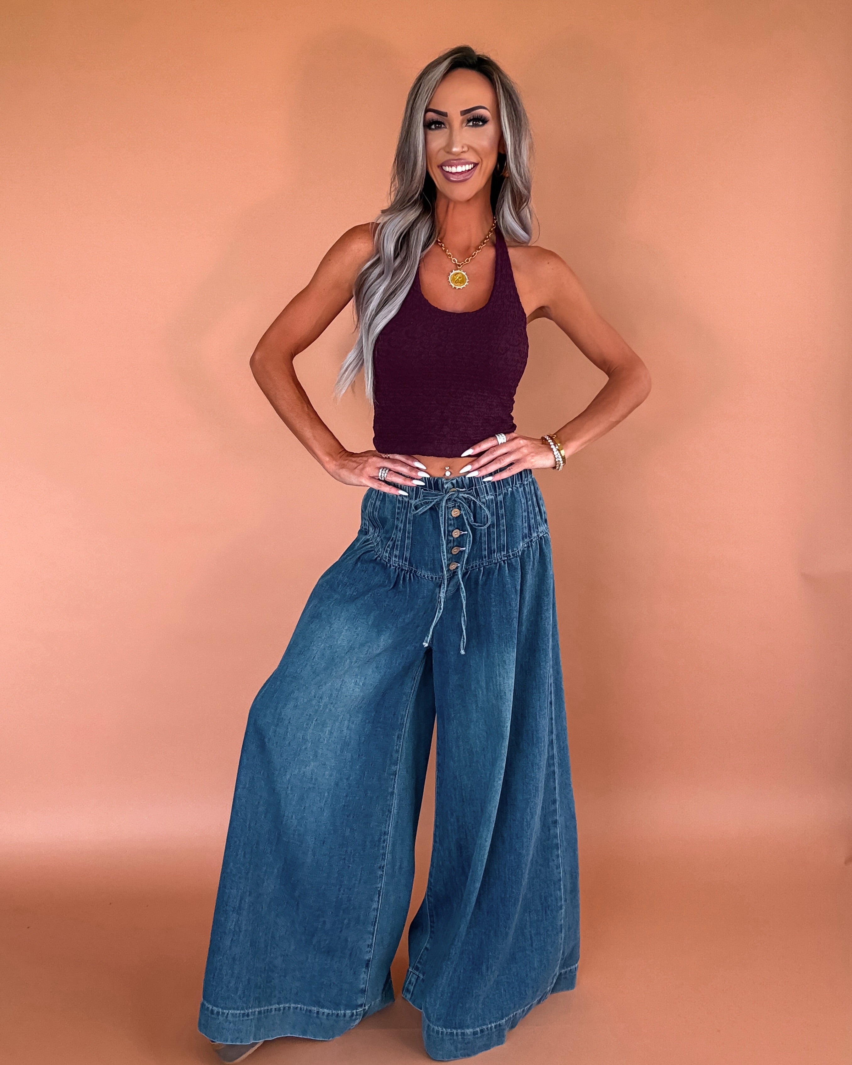 Soft Romance Cropped Halter Top - Raisin