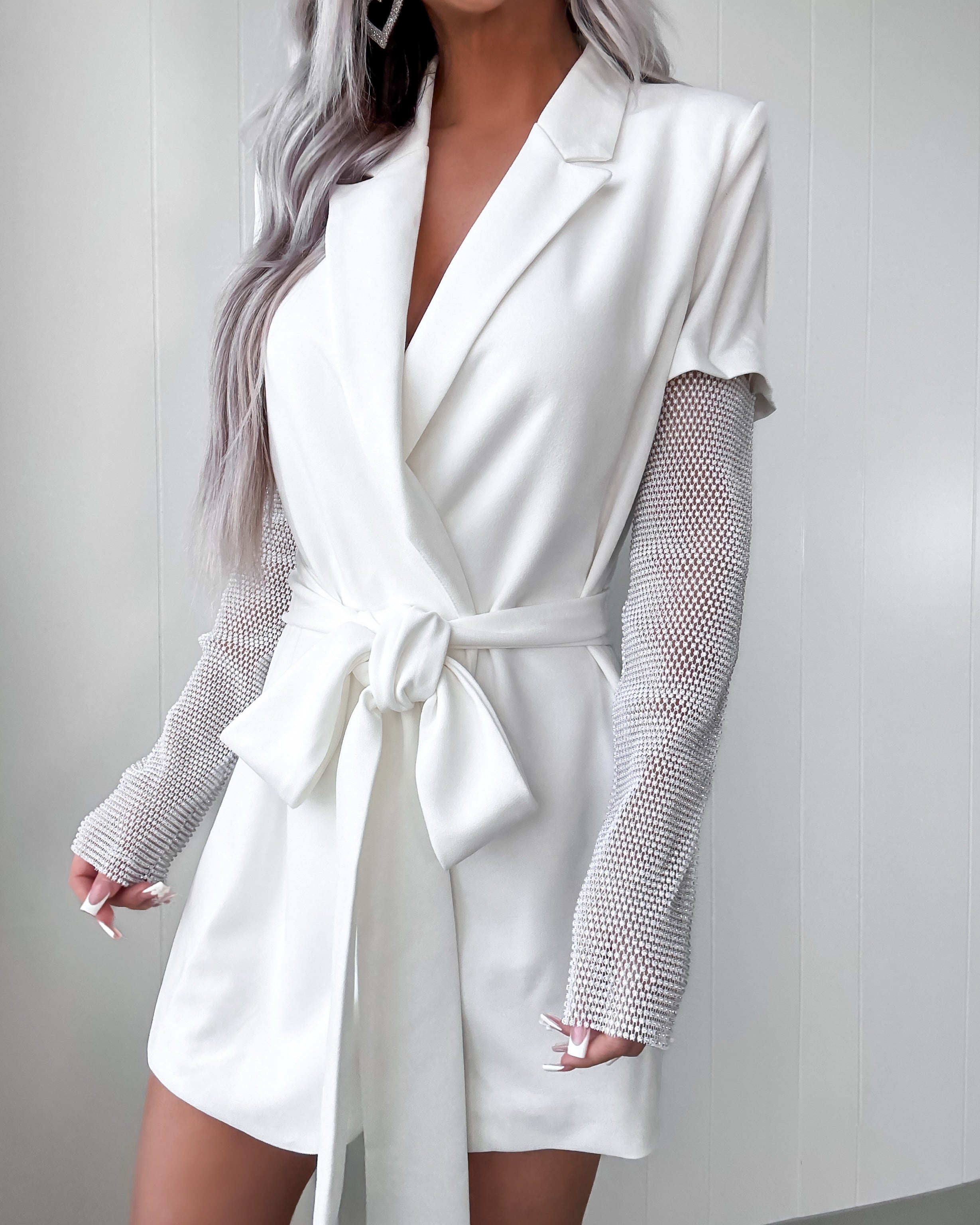white no sleeve dress REYNA MAXI DRESS SNDYS US