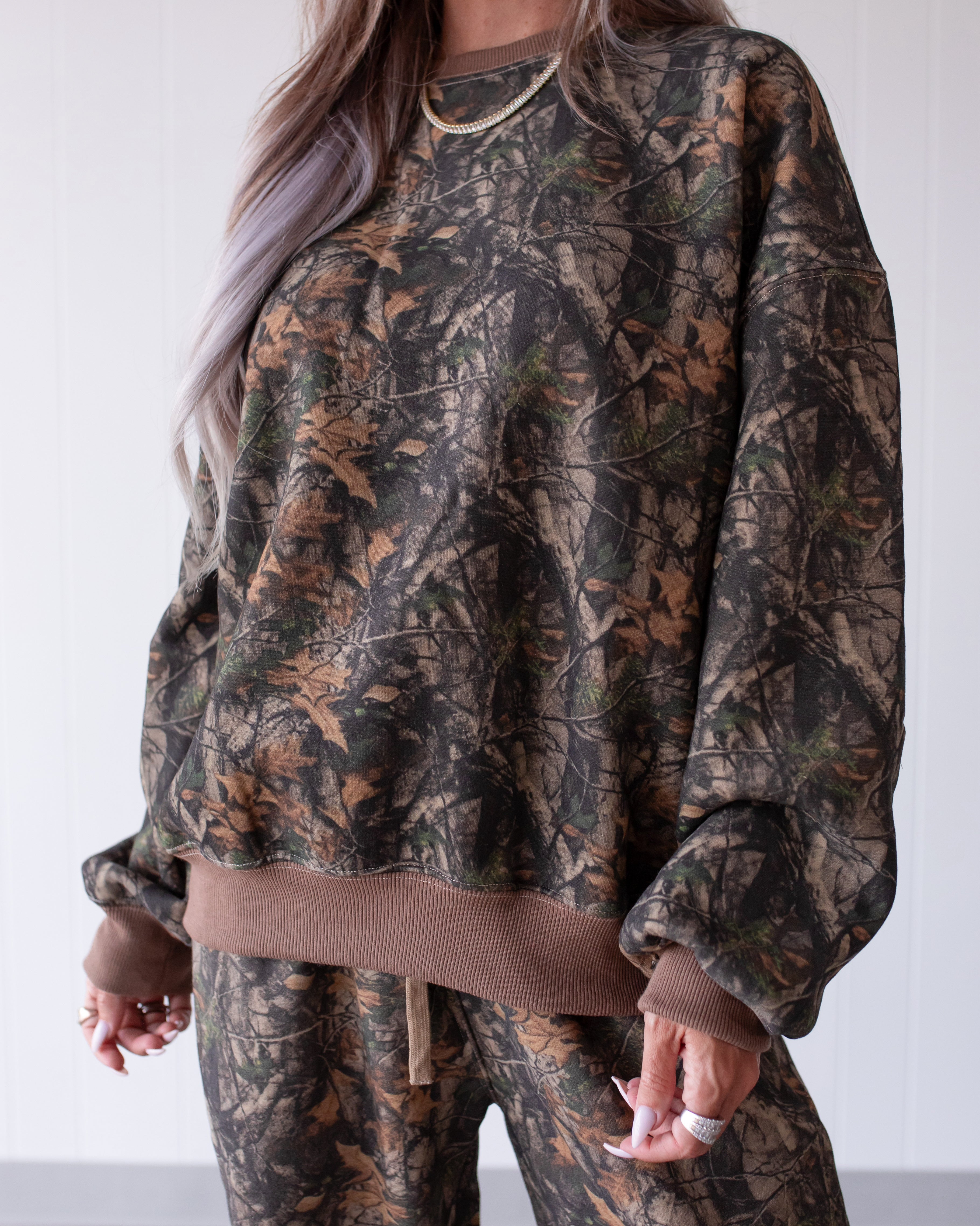 Camo Cloud Crewneck Sweatshirt