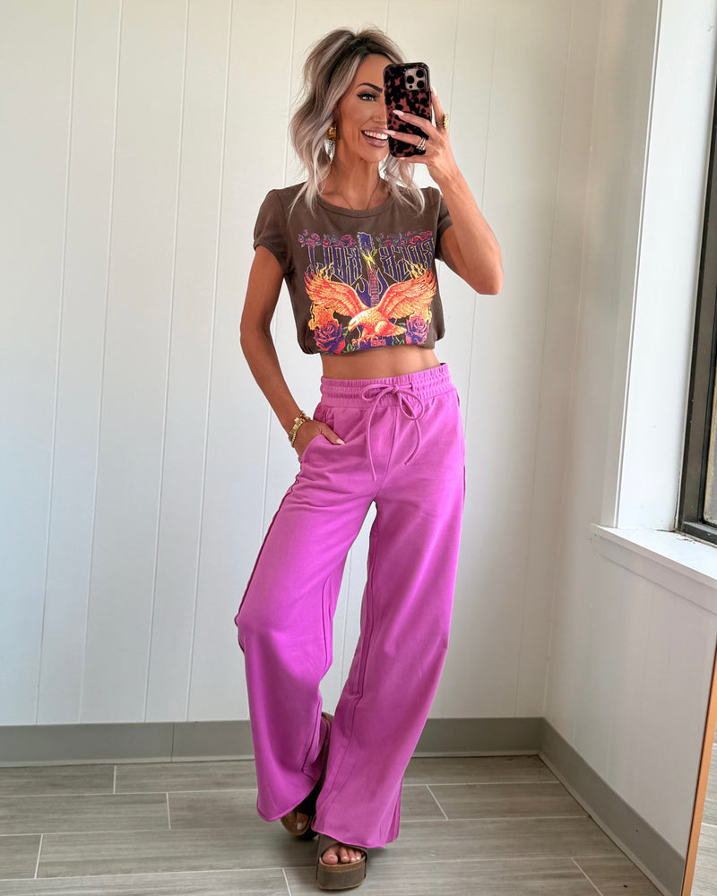 Blushing Blooms Lounge Pants – Orchid