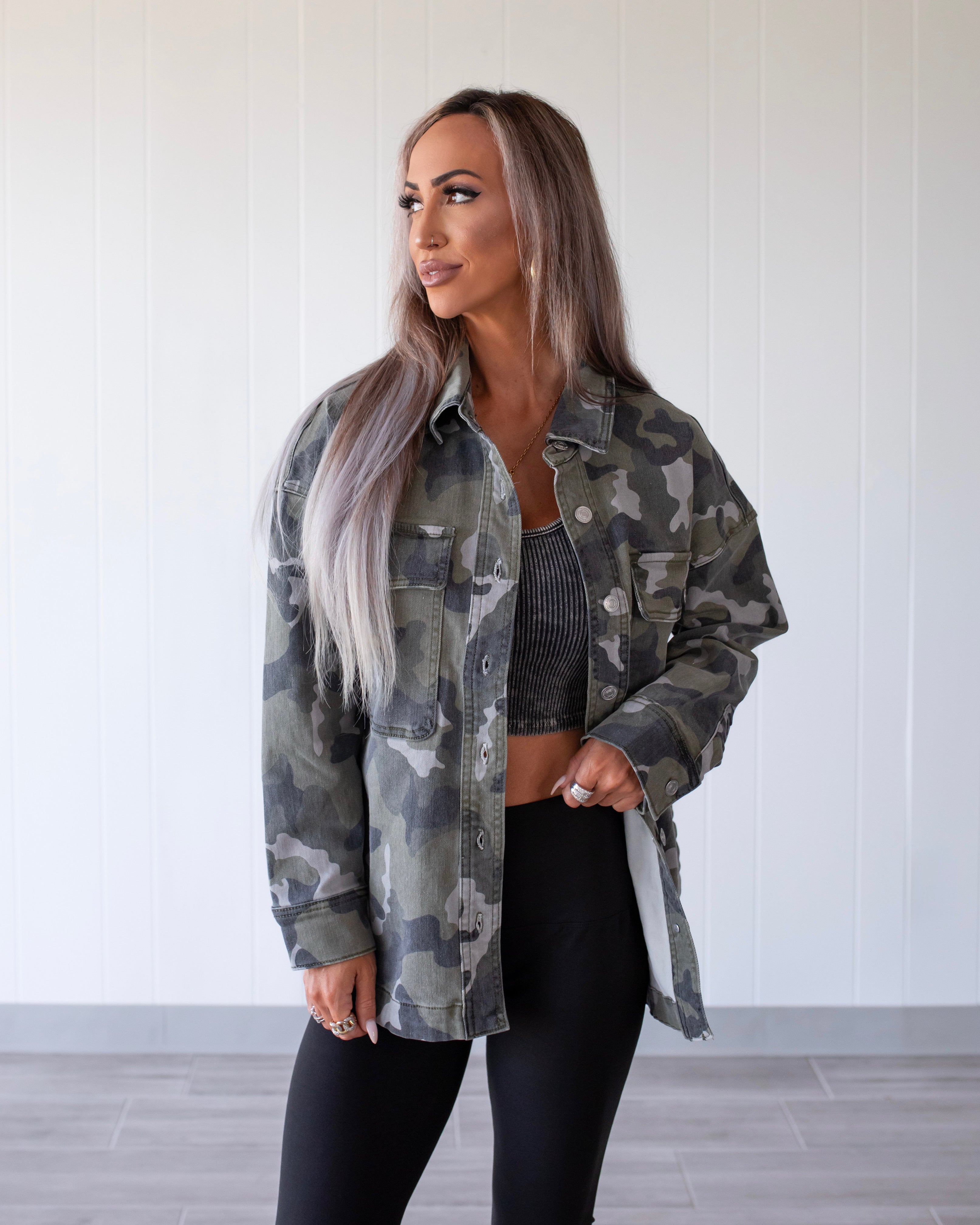 Camo Cutie Denim Jacket