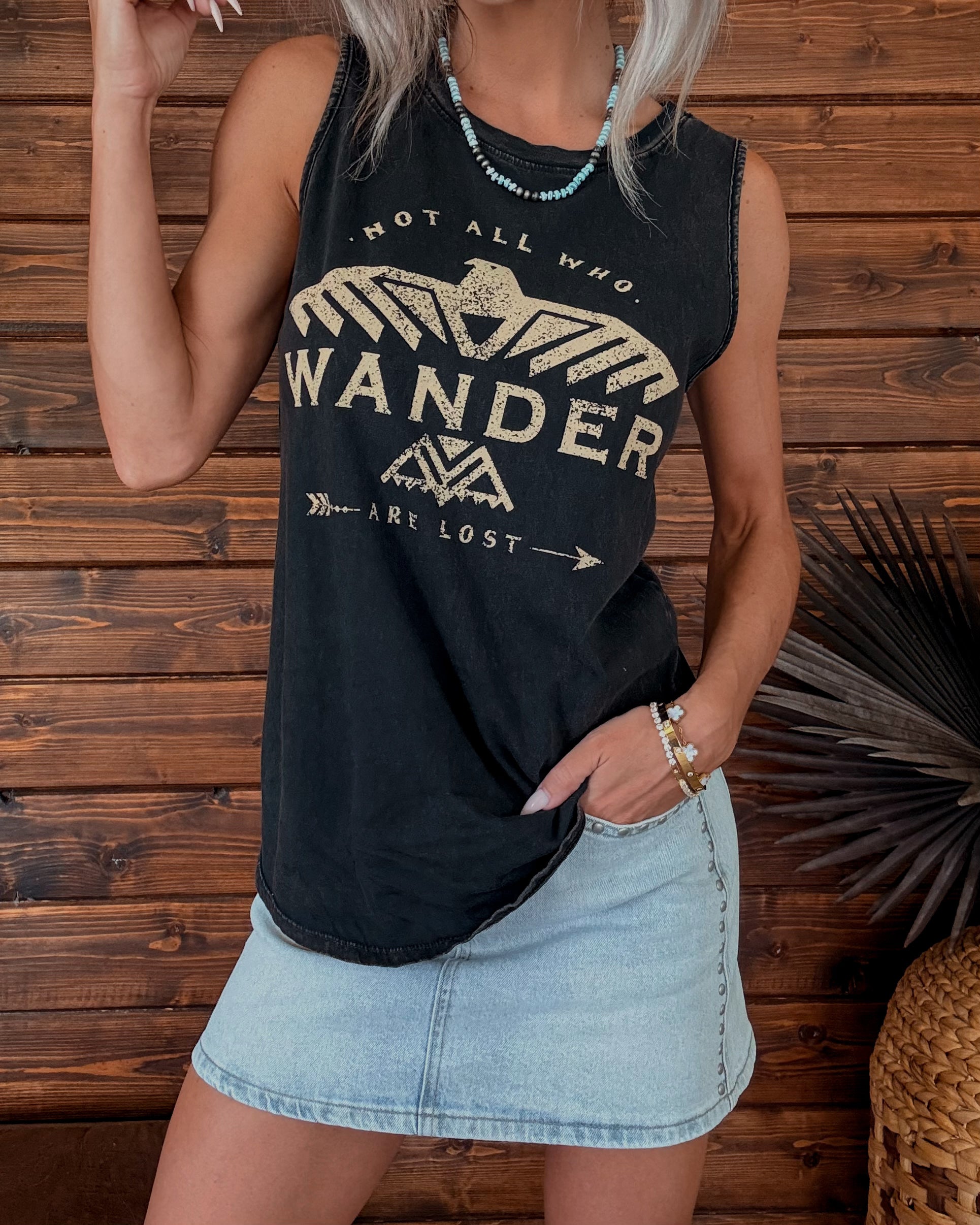 Wander Mineral Graphic Tank Top