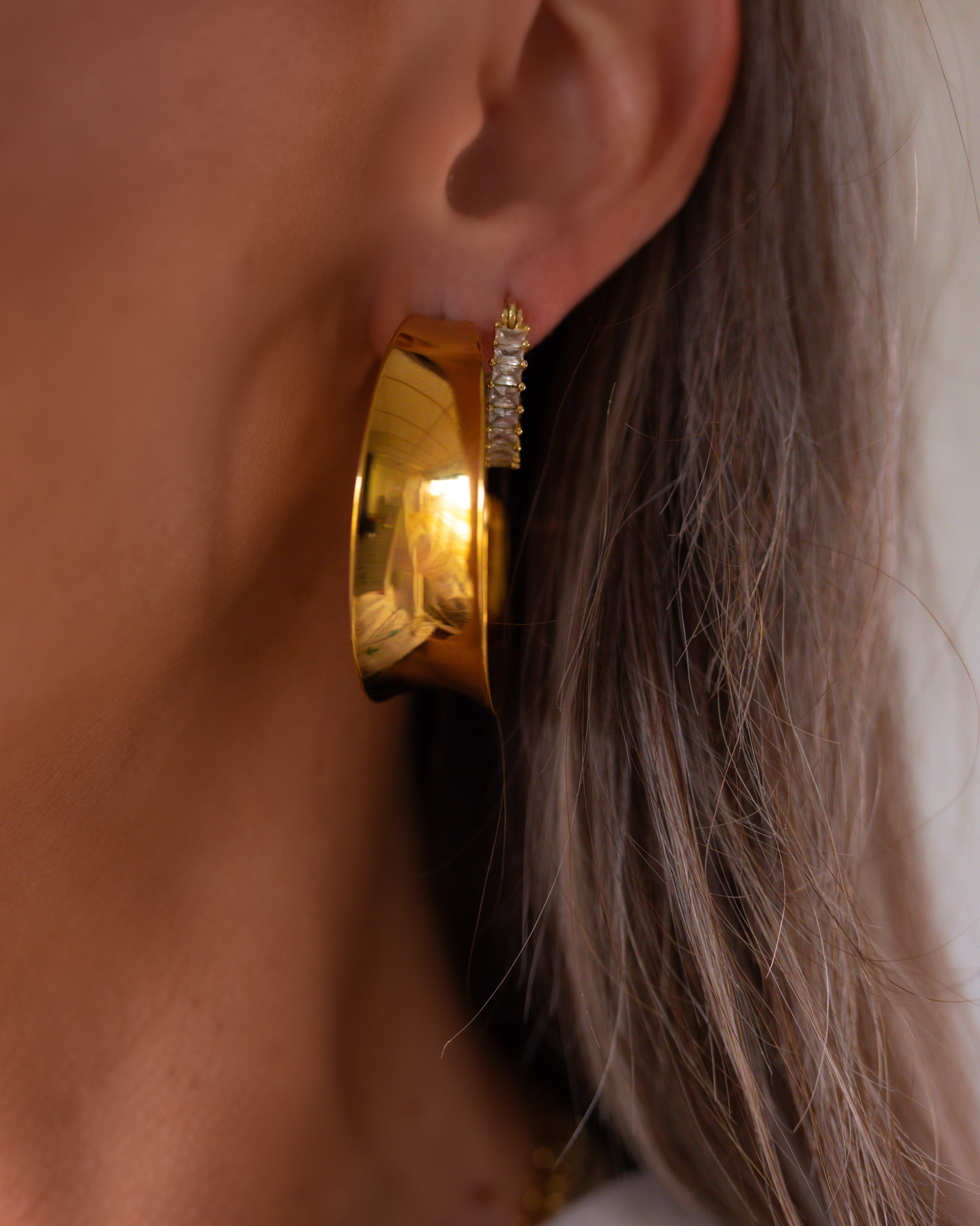 Harlow Hoops - Gold