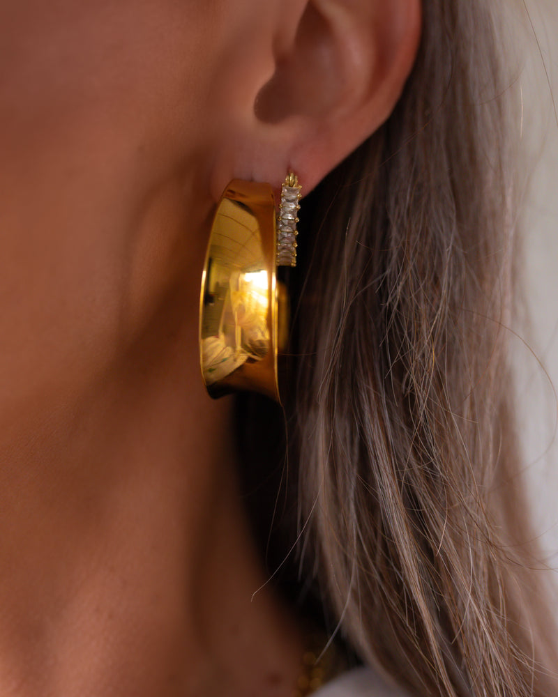 Harlow Hoops - Gold
