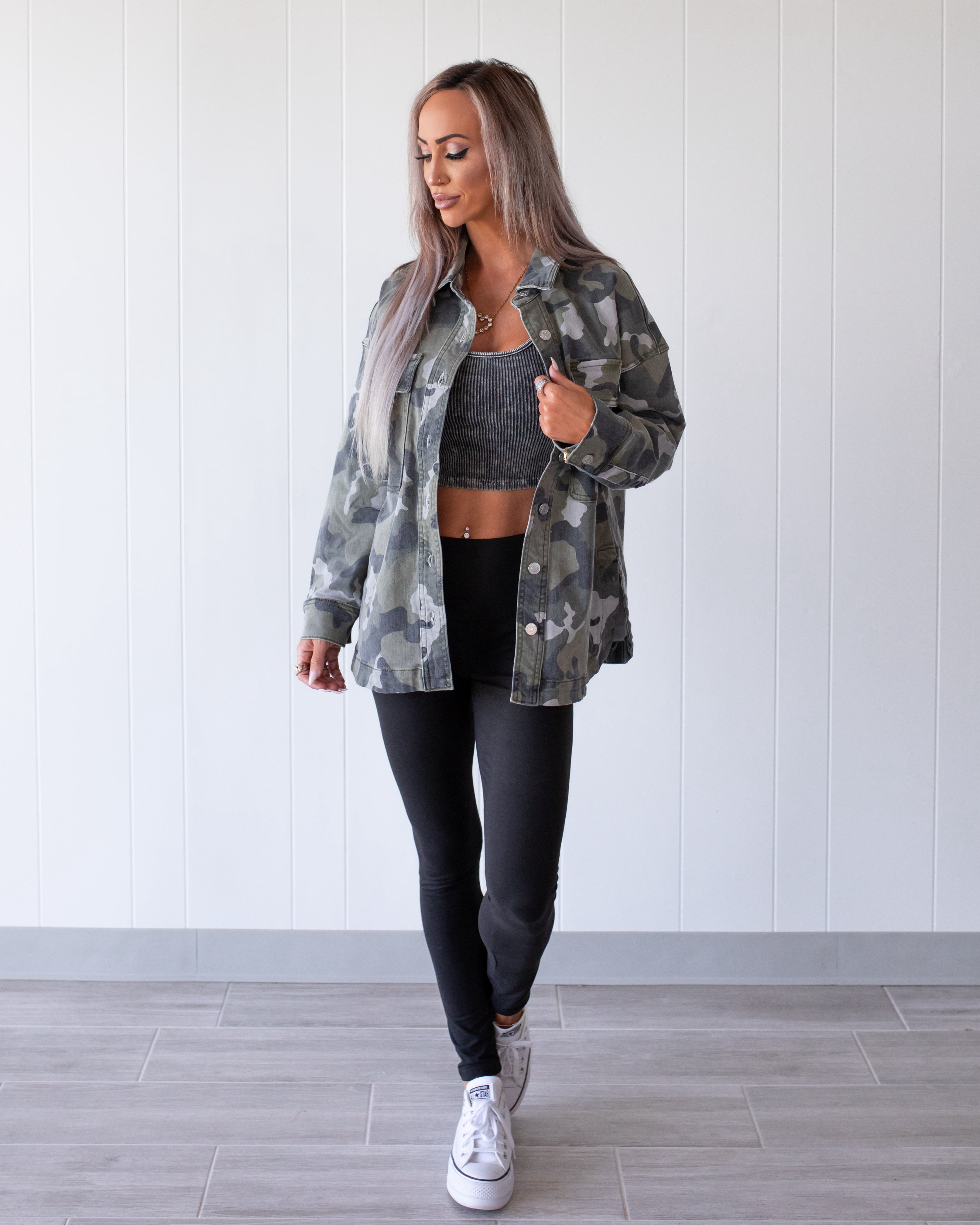 Camo Cutie Denim Jacket