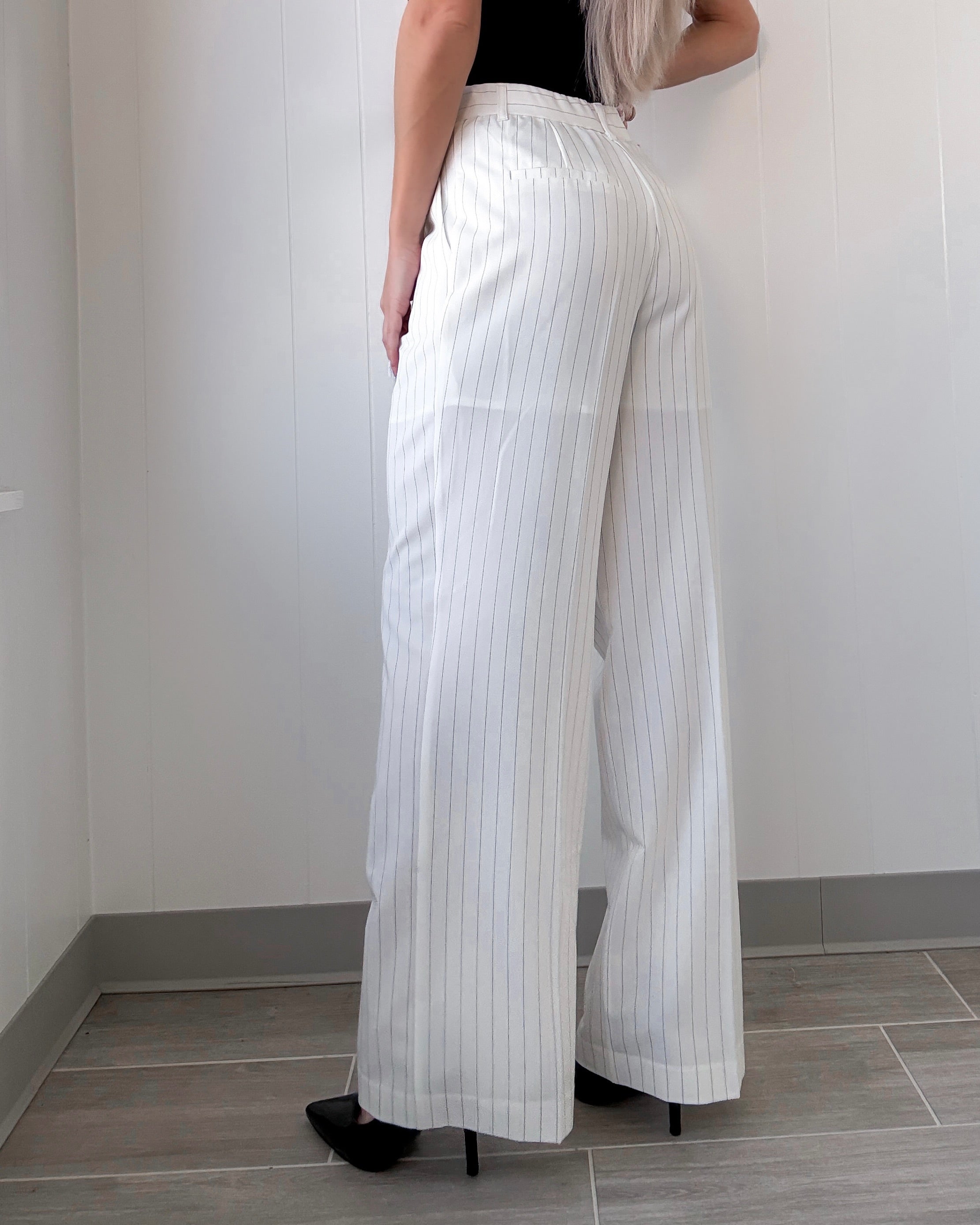 The Empire Pleated Dress Pants - Ivory Medium The Empire Pleated Dress Pants - Ivory Medium