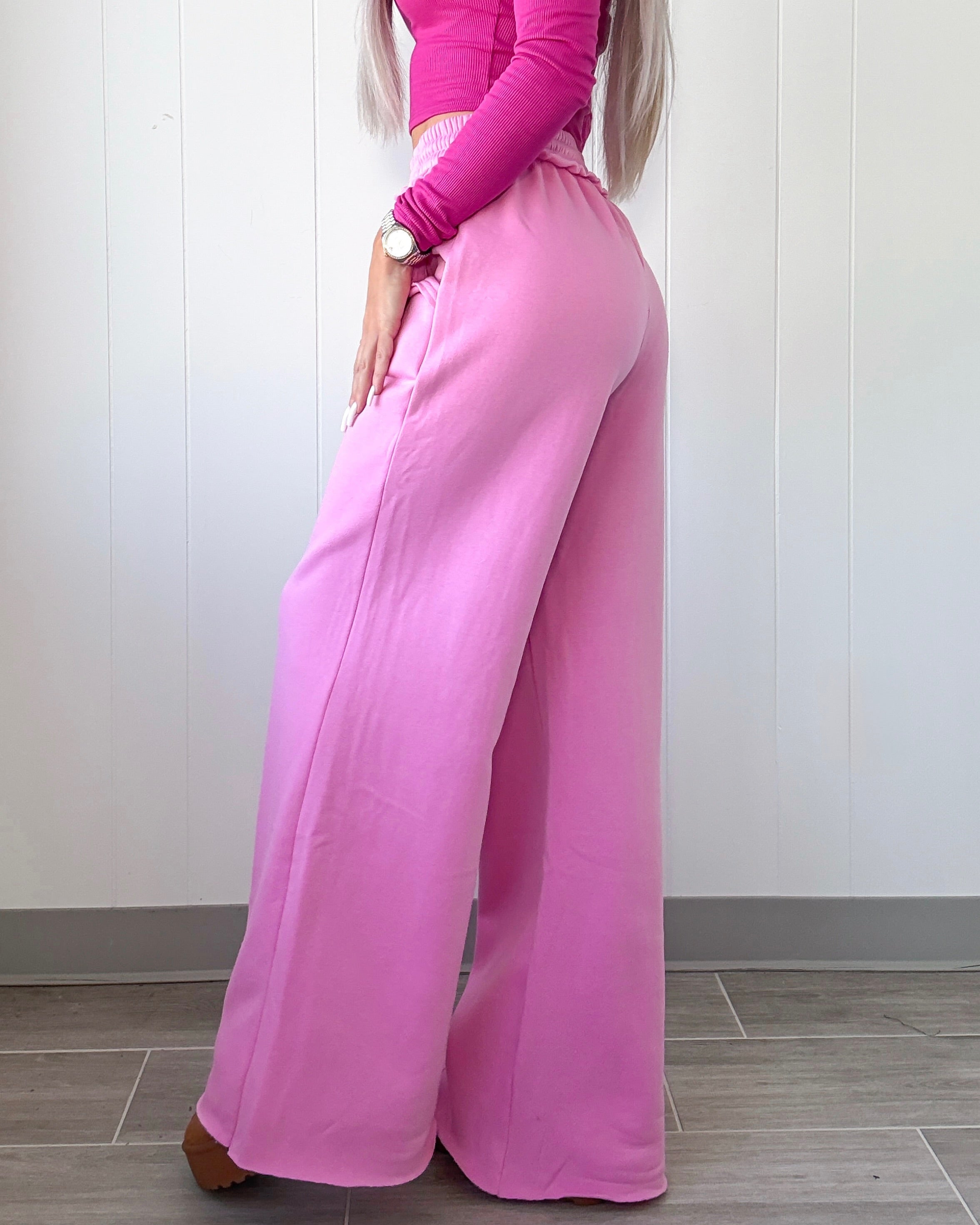 On Repeat Lounge Pants - Candy Pink