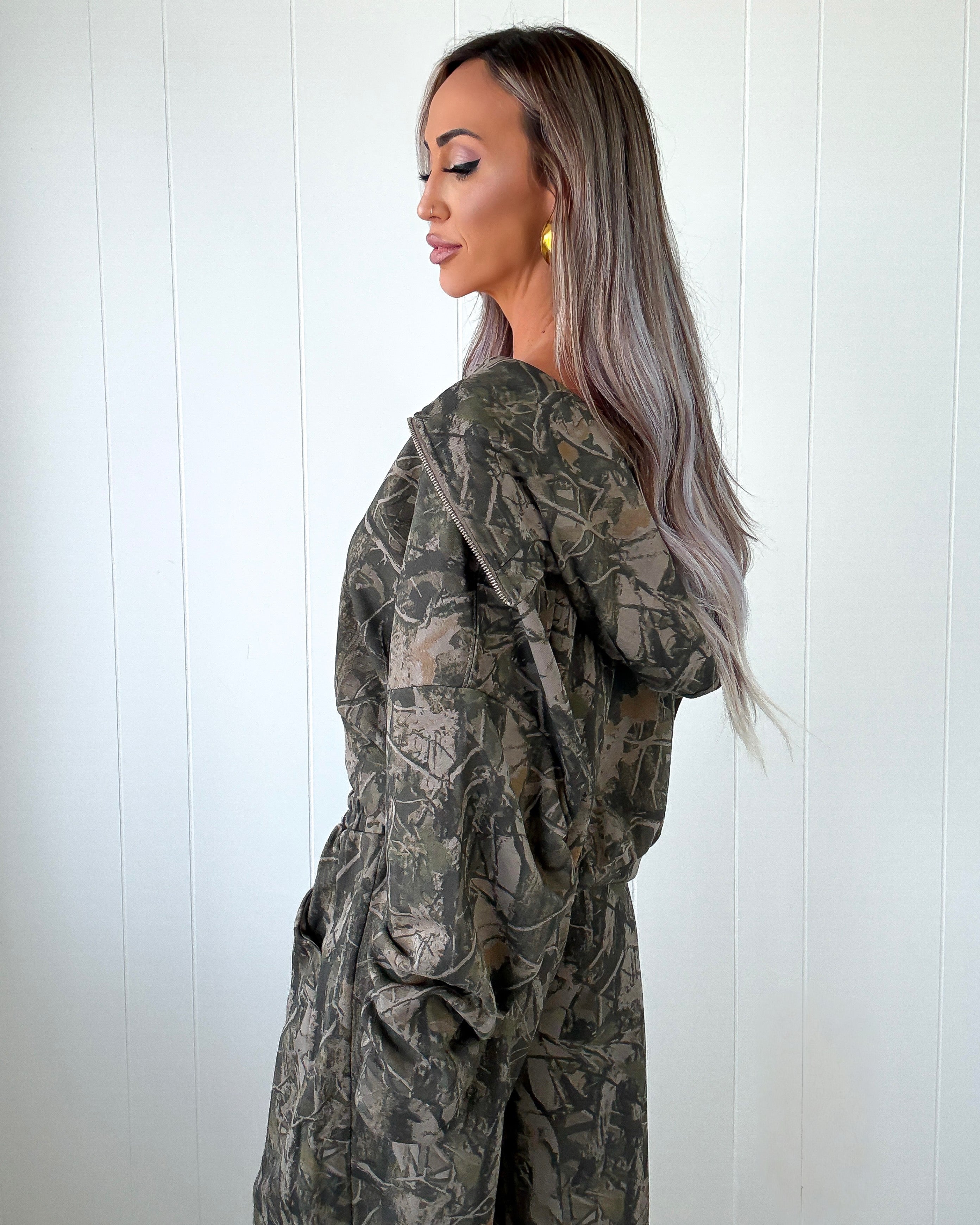 Undercover Olive Zip-Up - Camo