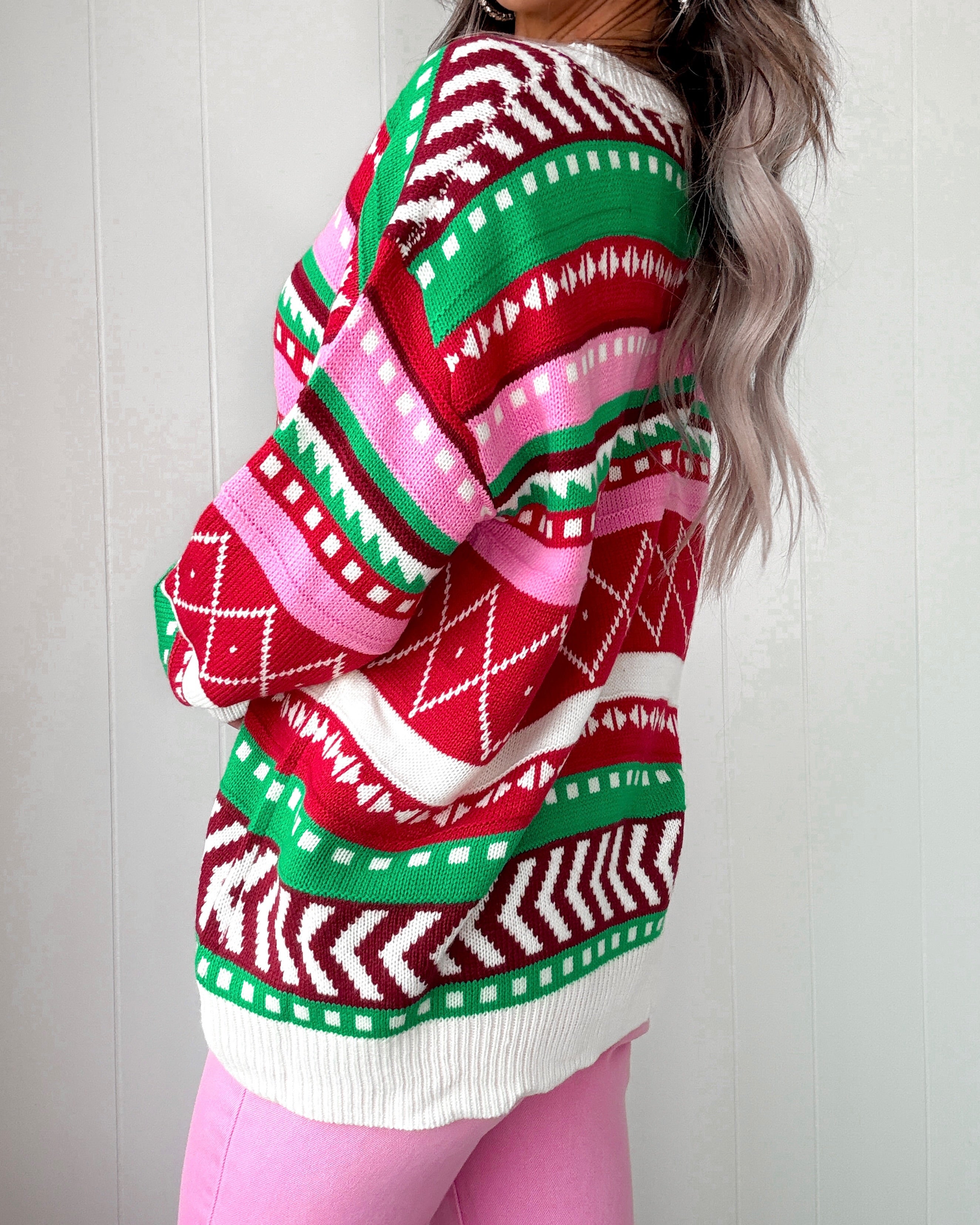 Sleigh All Day Patterned Sweater