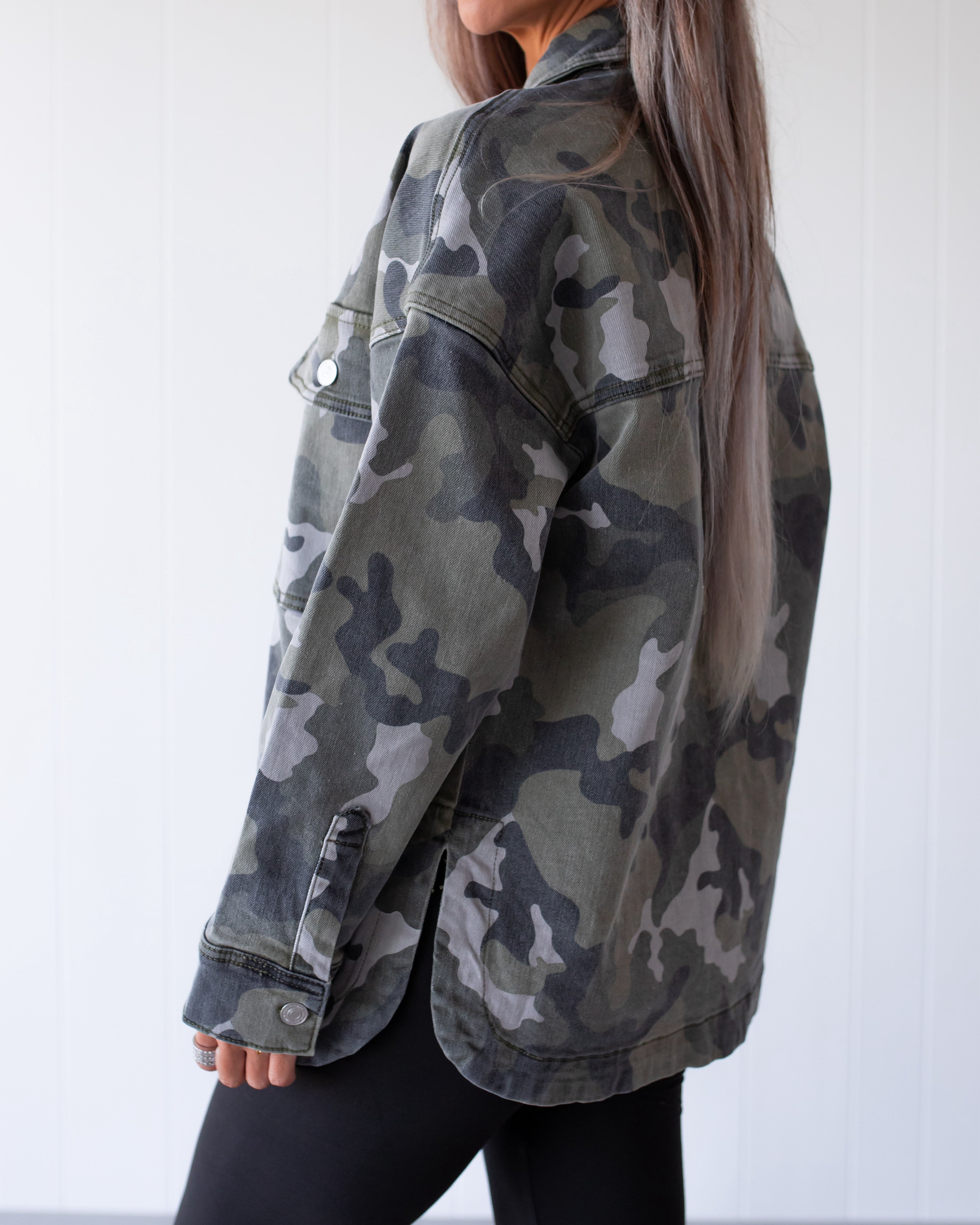 Camo Cutie Denim Jacket