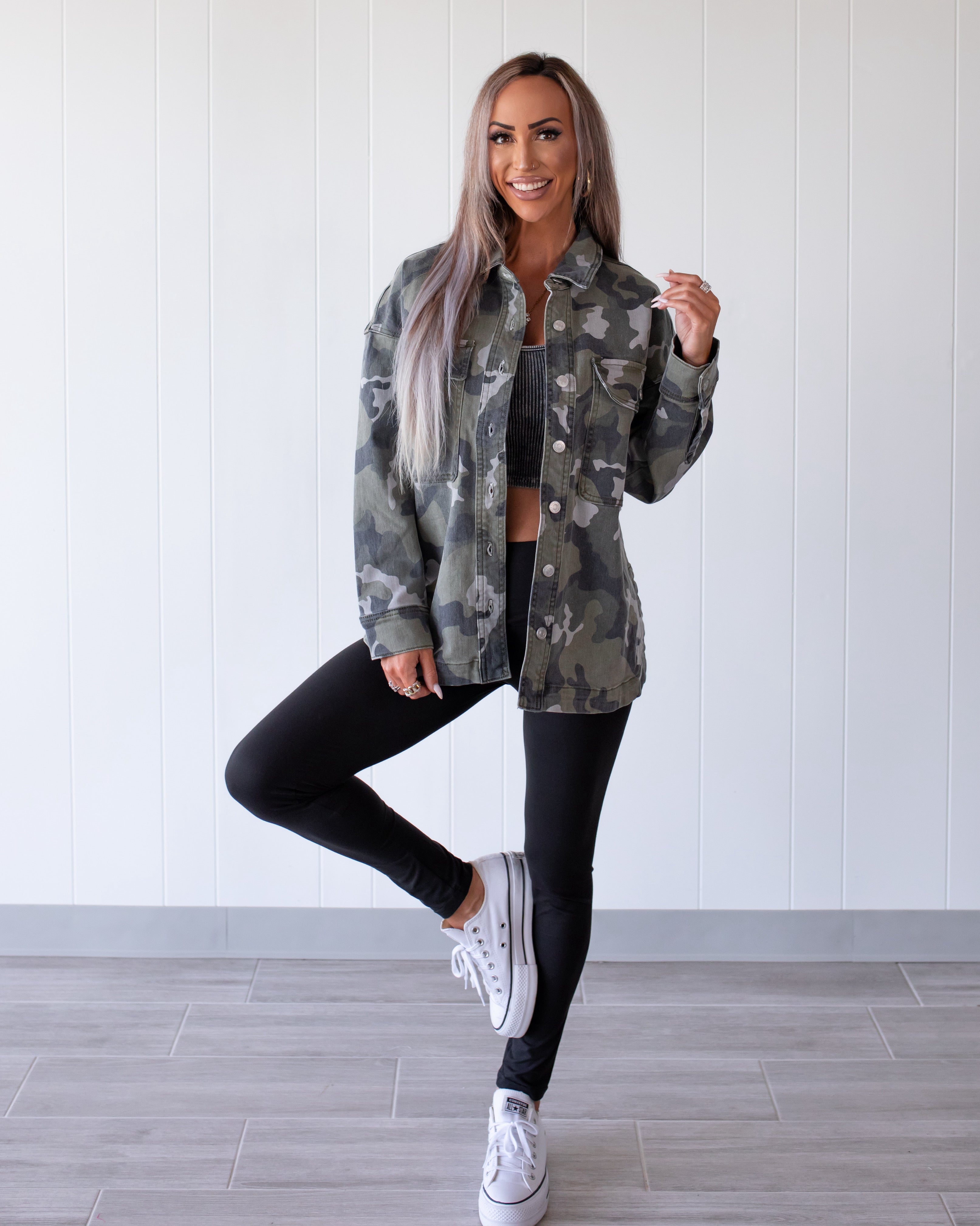 Camo Cutie Denim Jacket