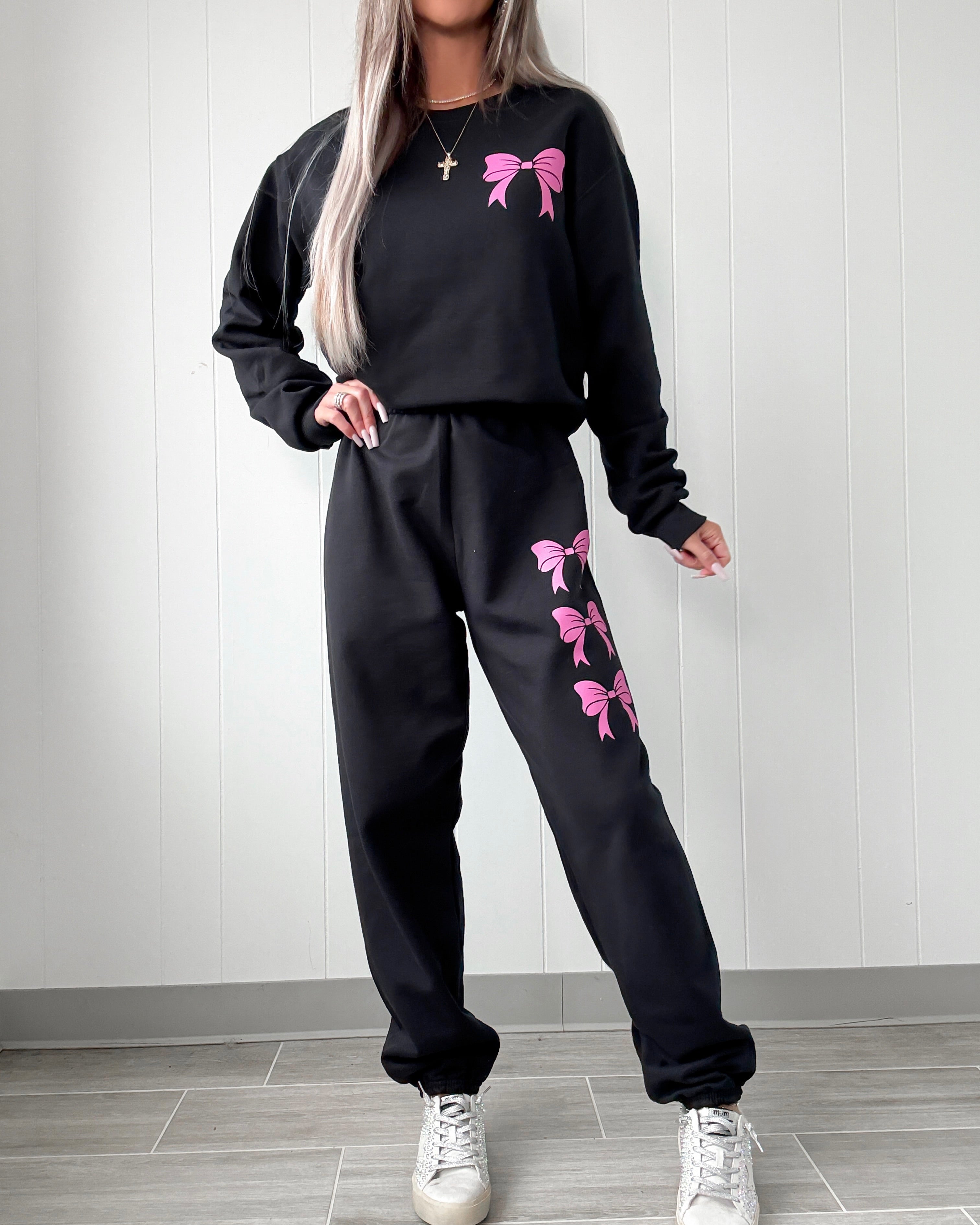 Bow Babe Sweatshirt - Black