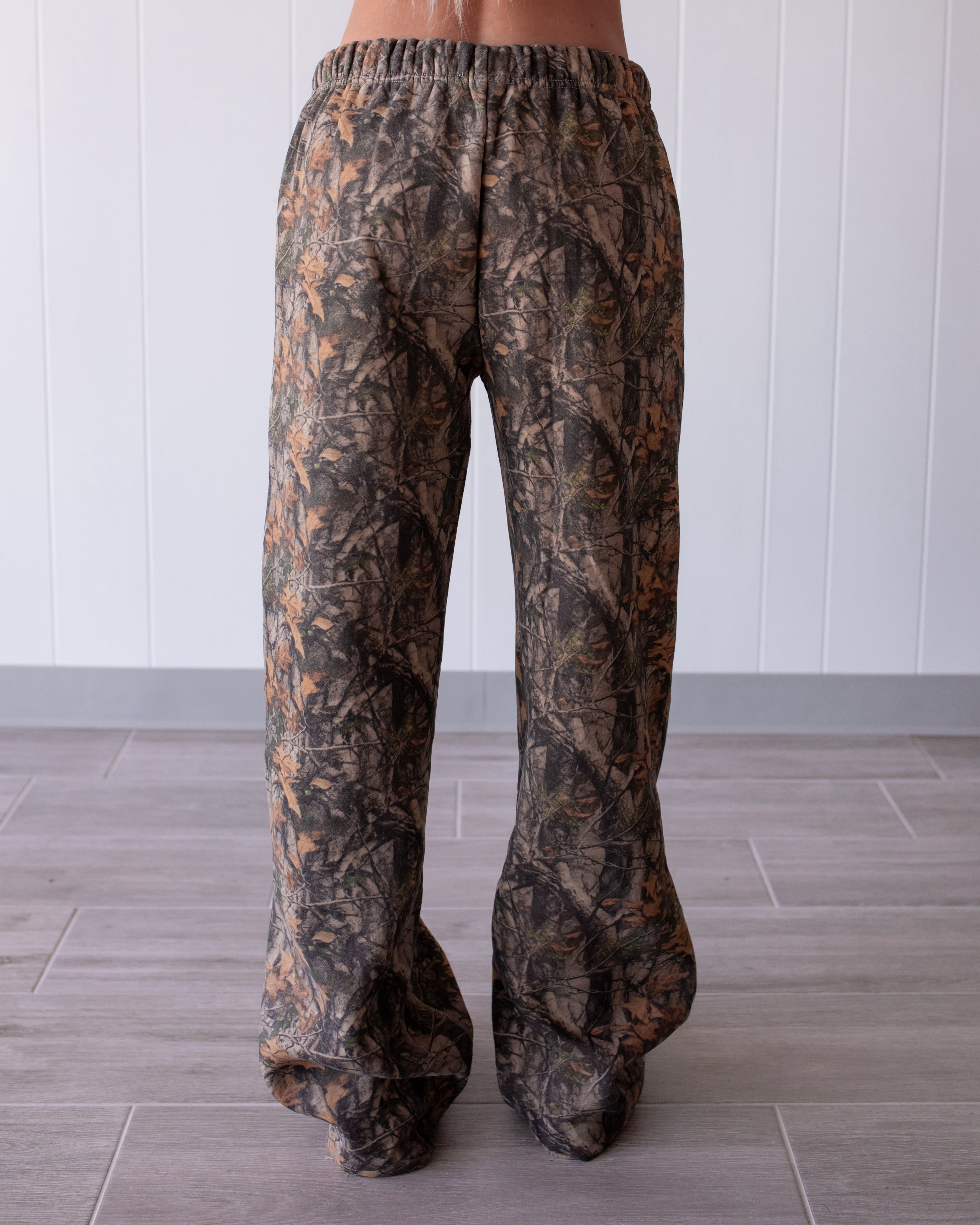 Wild Girl Camo Fleece Sweatpants