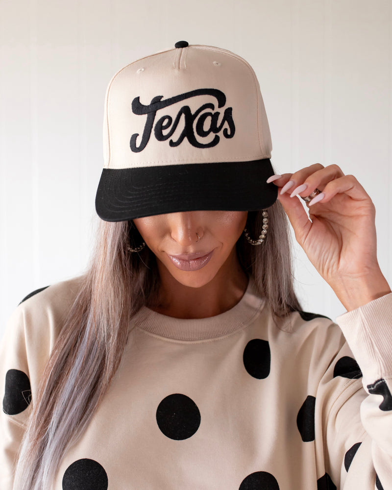Texas Trucker Hat - Black