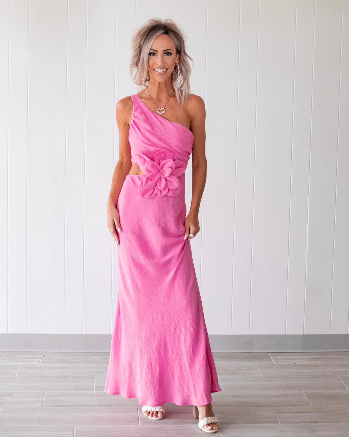 Isla Bloom One Shoulder Dress