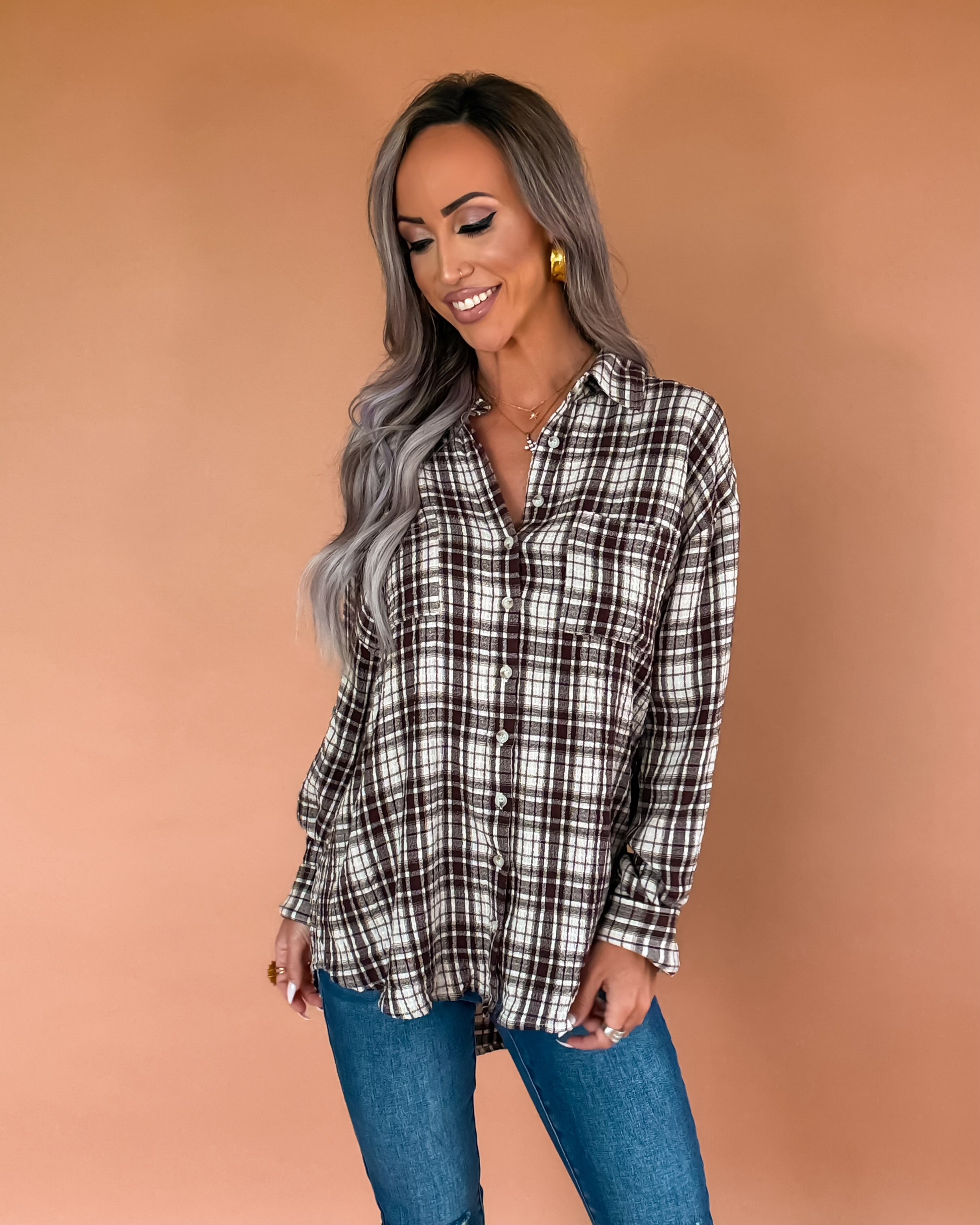 Cocoa Plaid Crush Shirt