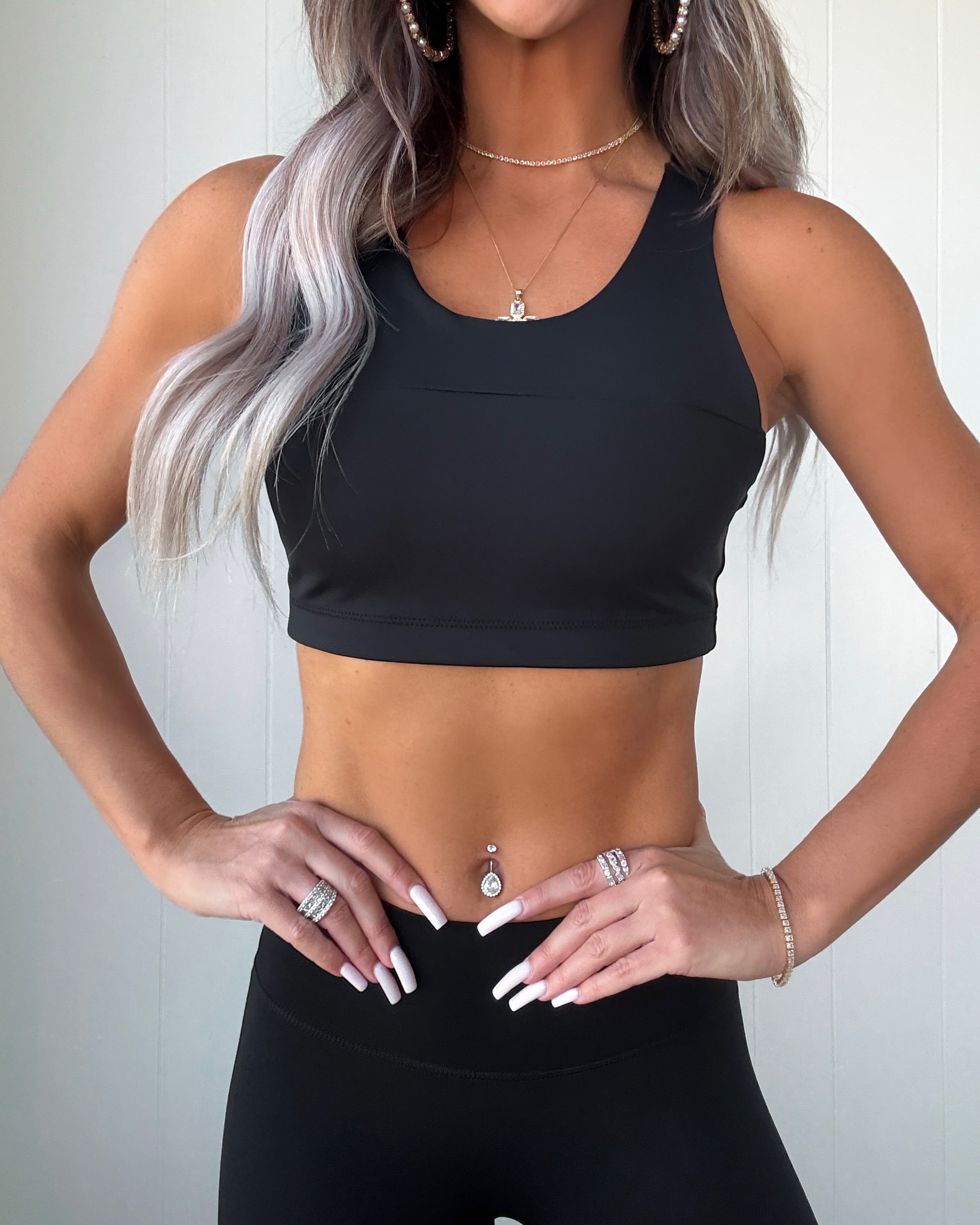 Move With Me Sports Bra - Black