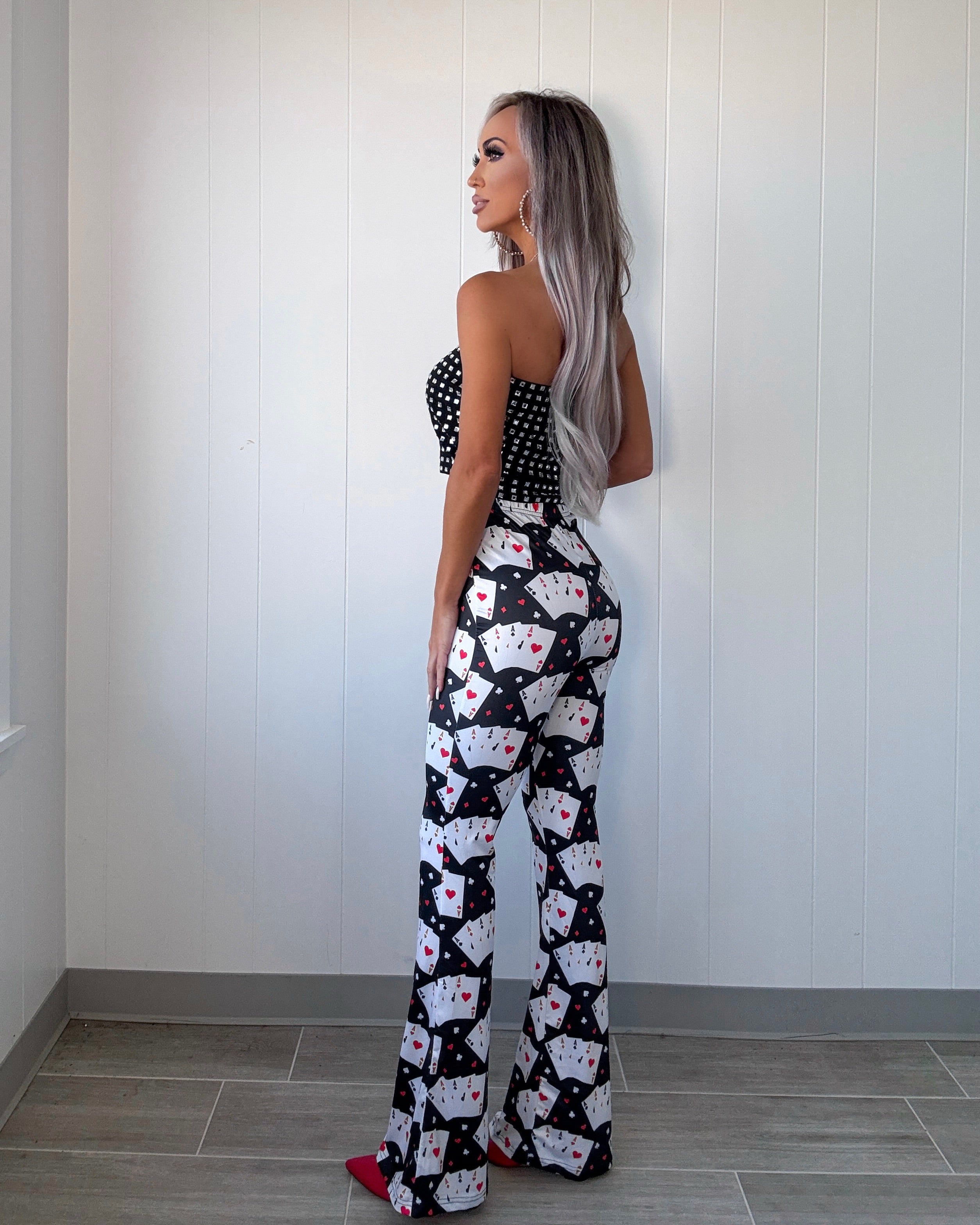 Aces Wild Flare Pants - Black