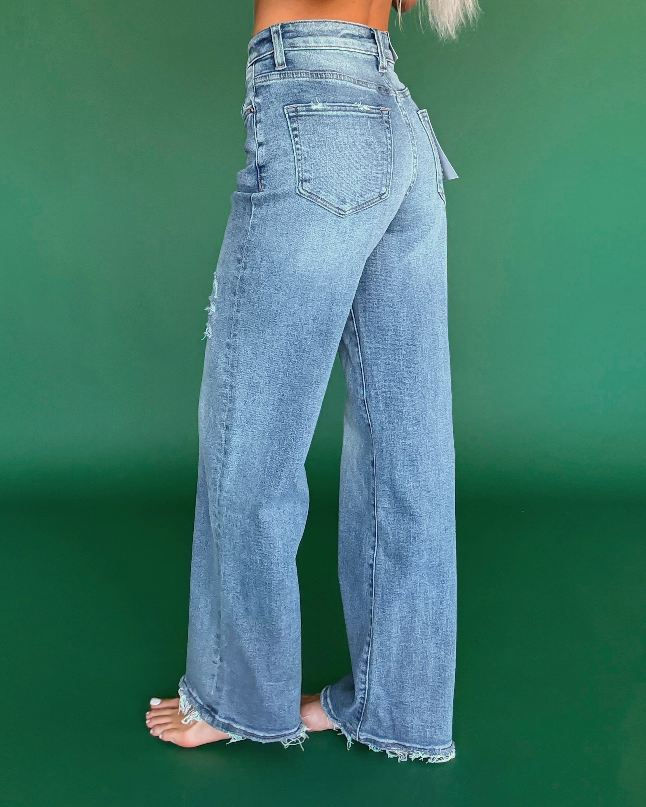 Gracie Wide Leg High Rise Jeans