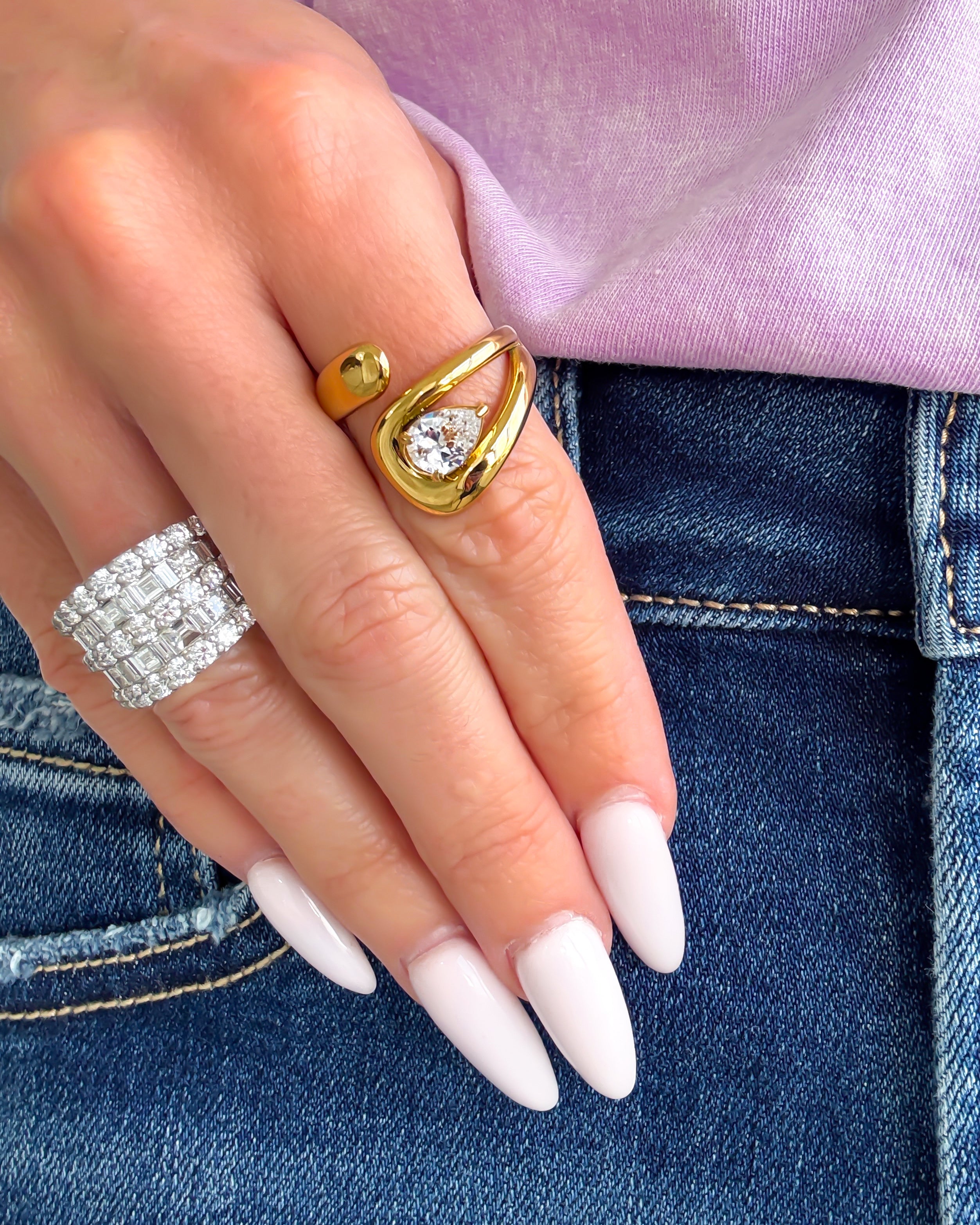 Endless Spark Ring - Gold