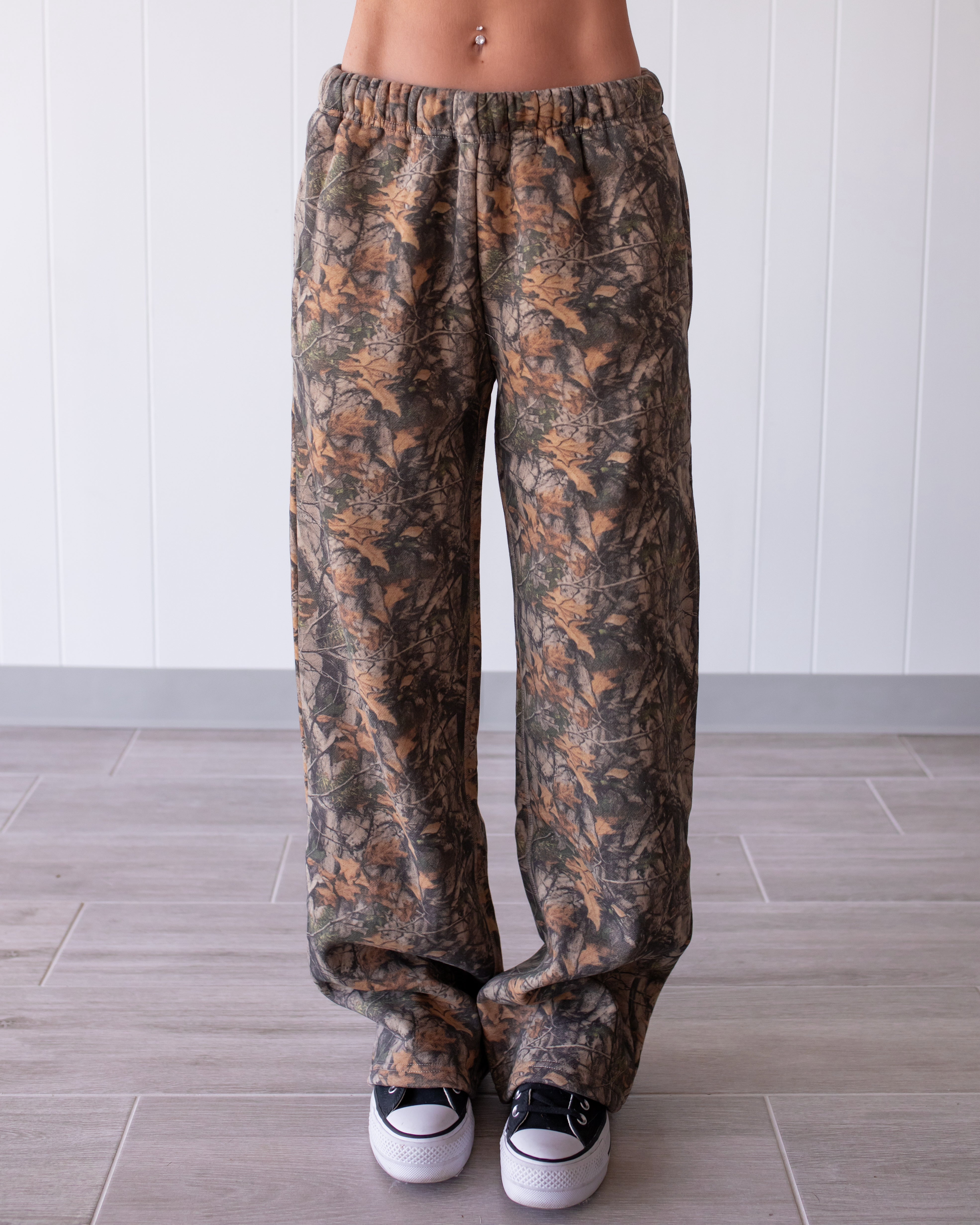 Wild Girl Camo Fleece Sweatpants