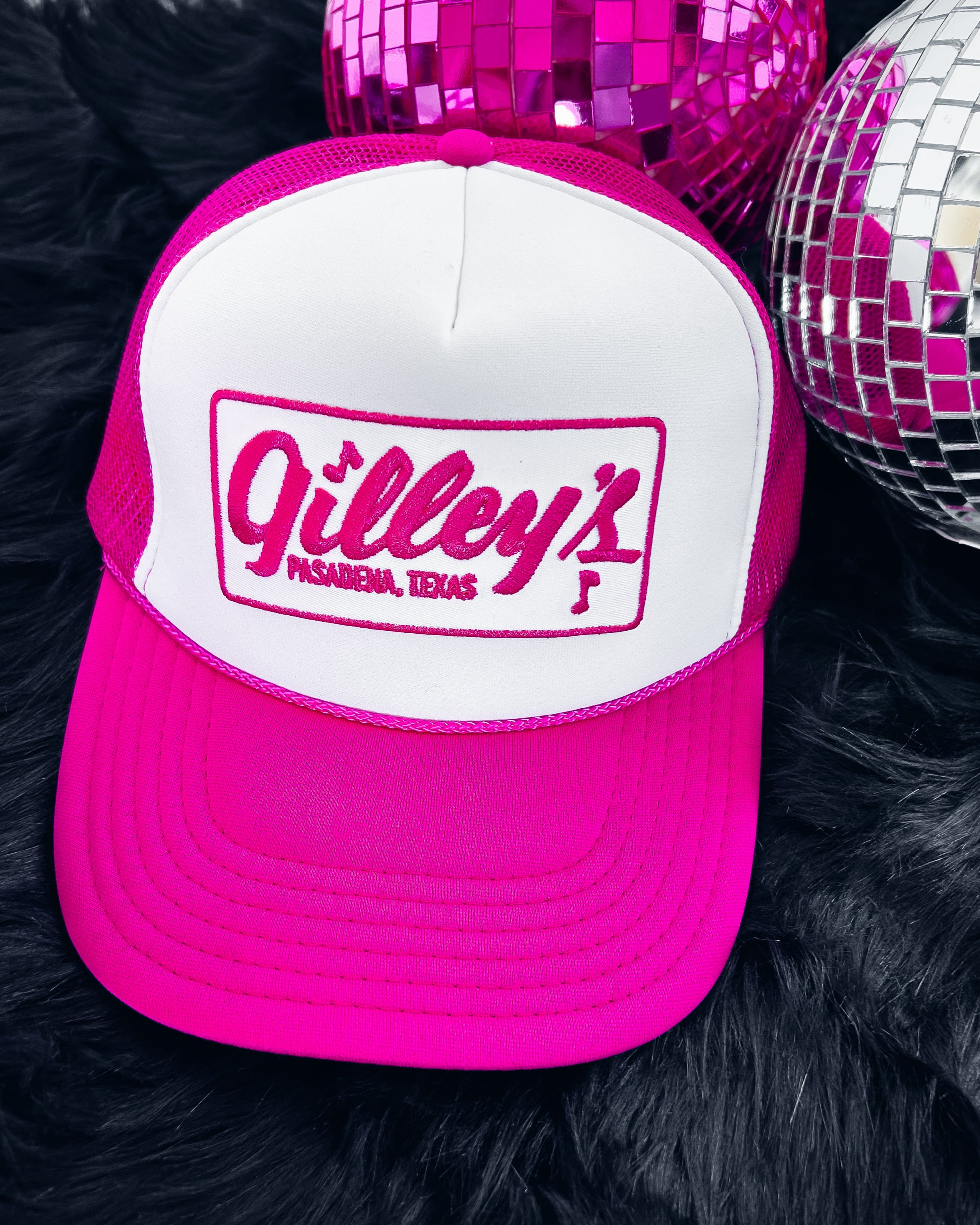 Gilley's Trucker Hat - Pink