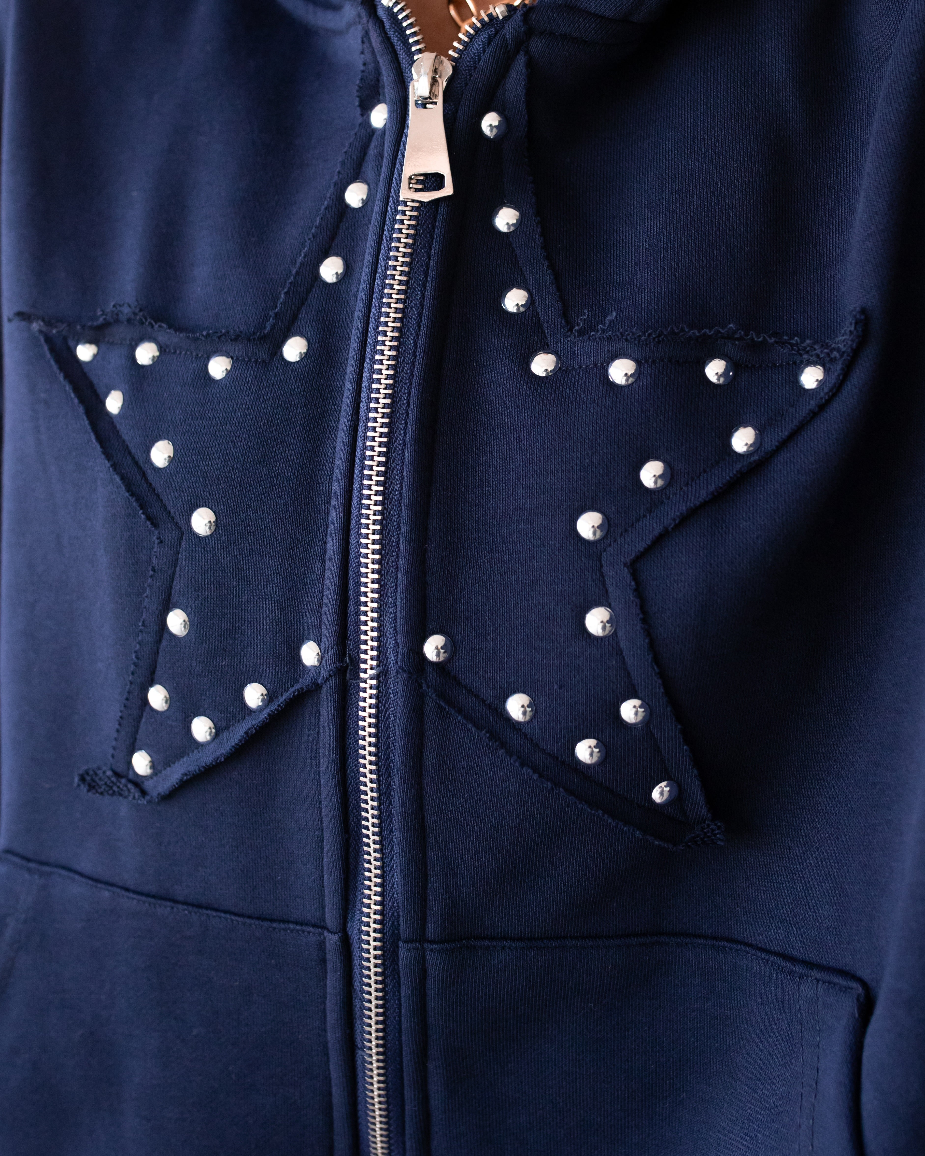 Stars & Grommets Hoodie Jacket - Navy