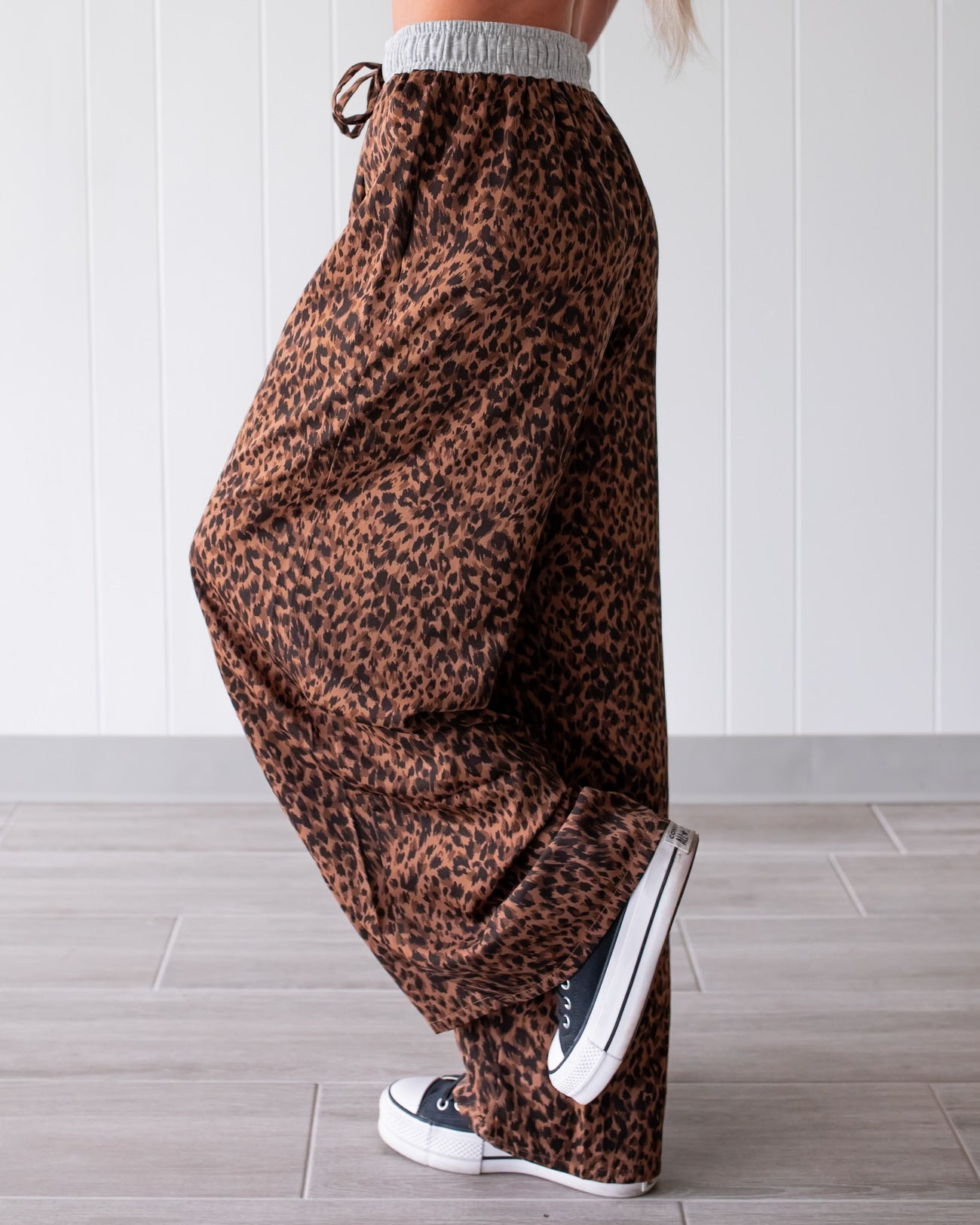 Sassy & Soft Leopard Wide Leg Pants