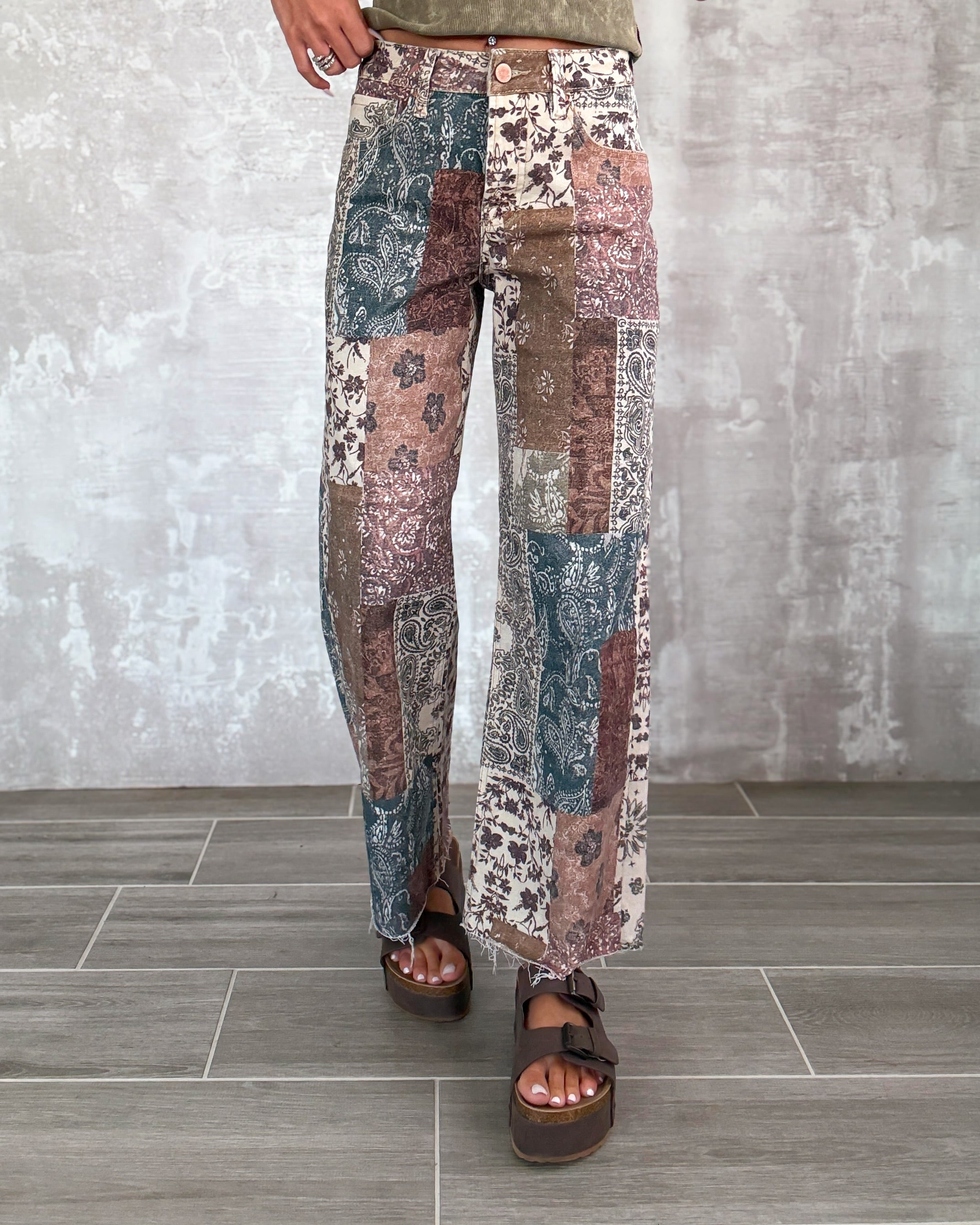 Ember & Earth Wide Leg Pants