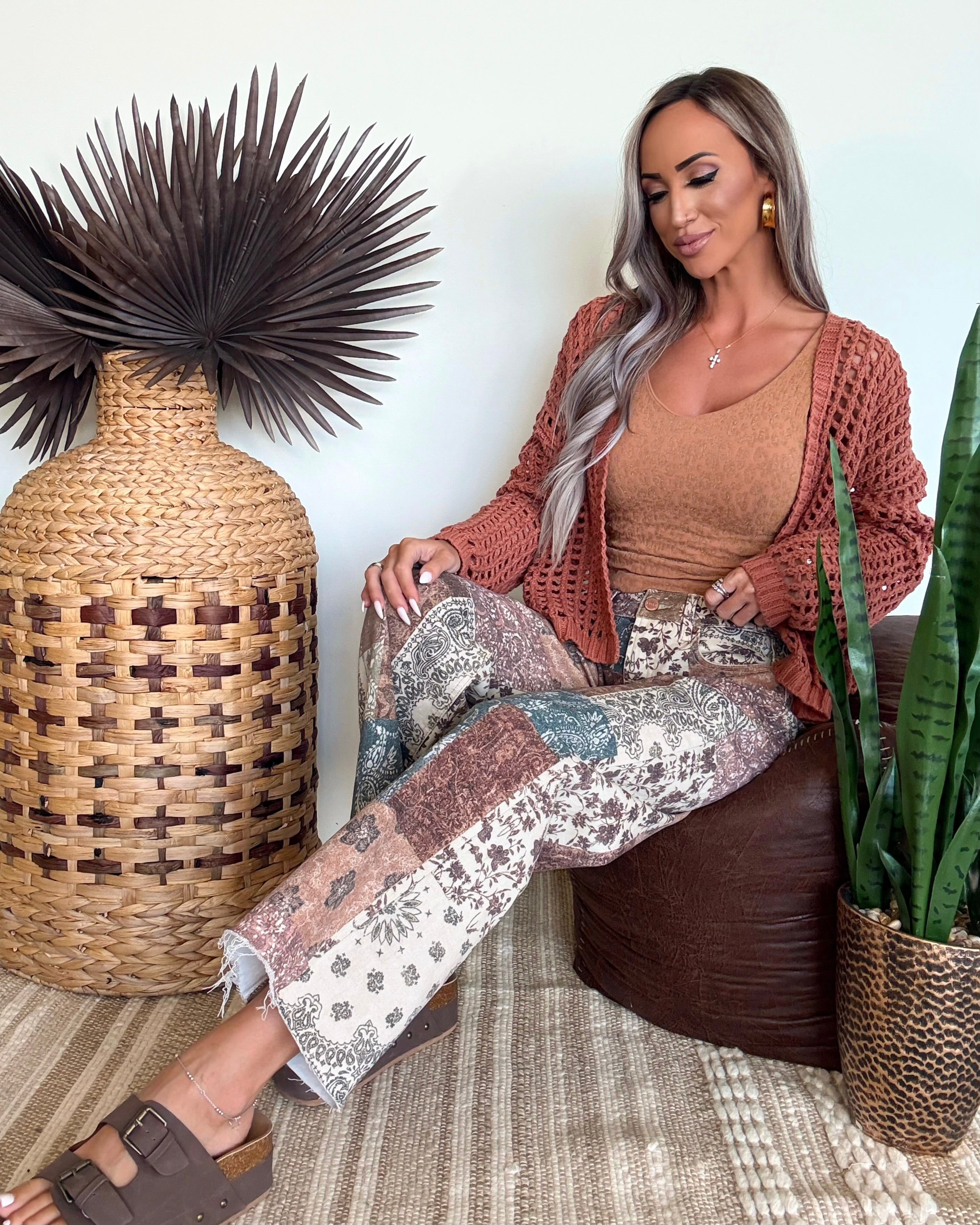 Ember & Earth Wide Leg Pants