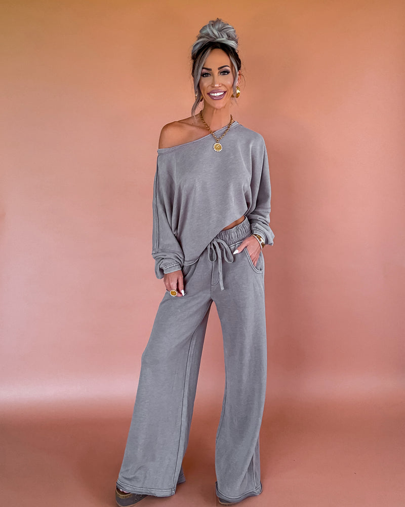 Elevated Ease Wide Leg Sweatpants