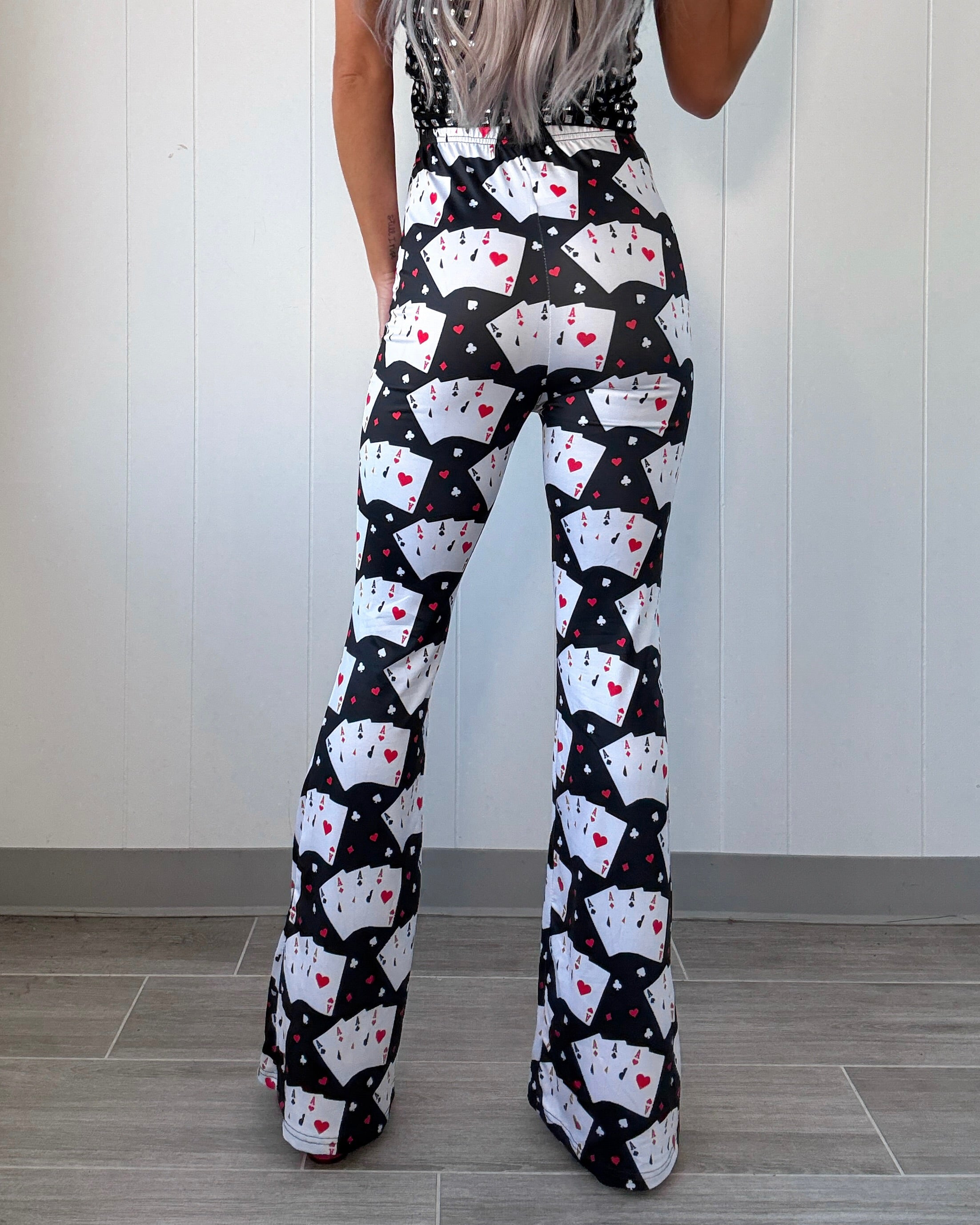 Aces Wild Flare Pants - Black