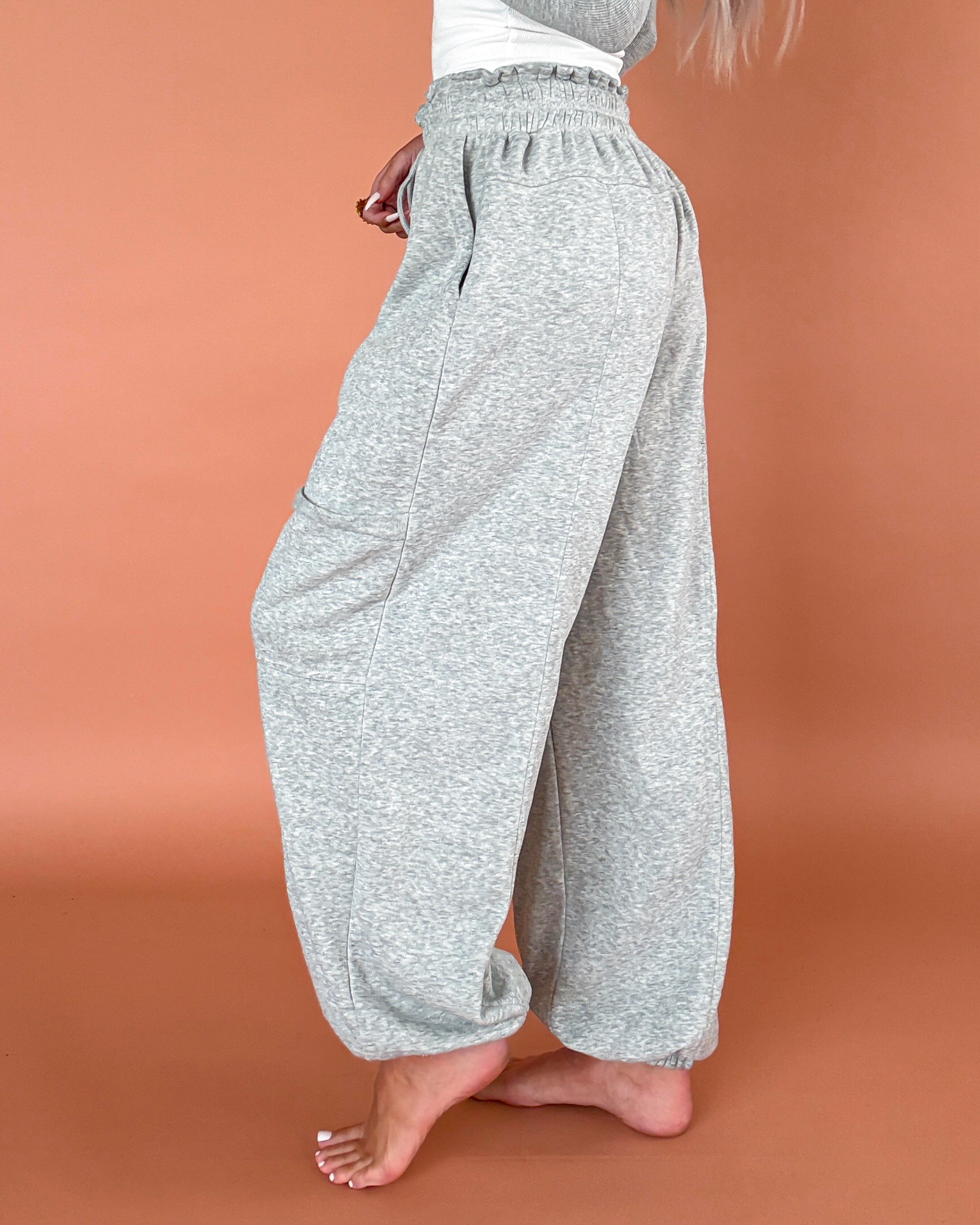 Off Duty Cargo Joggers - Heather Grey