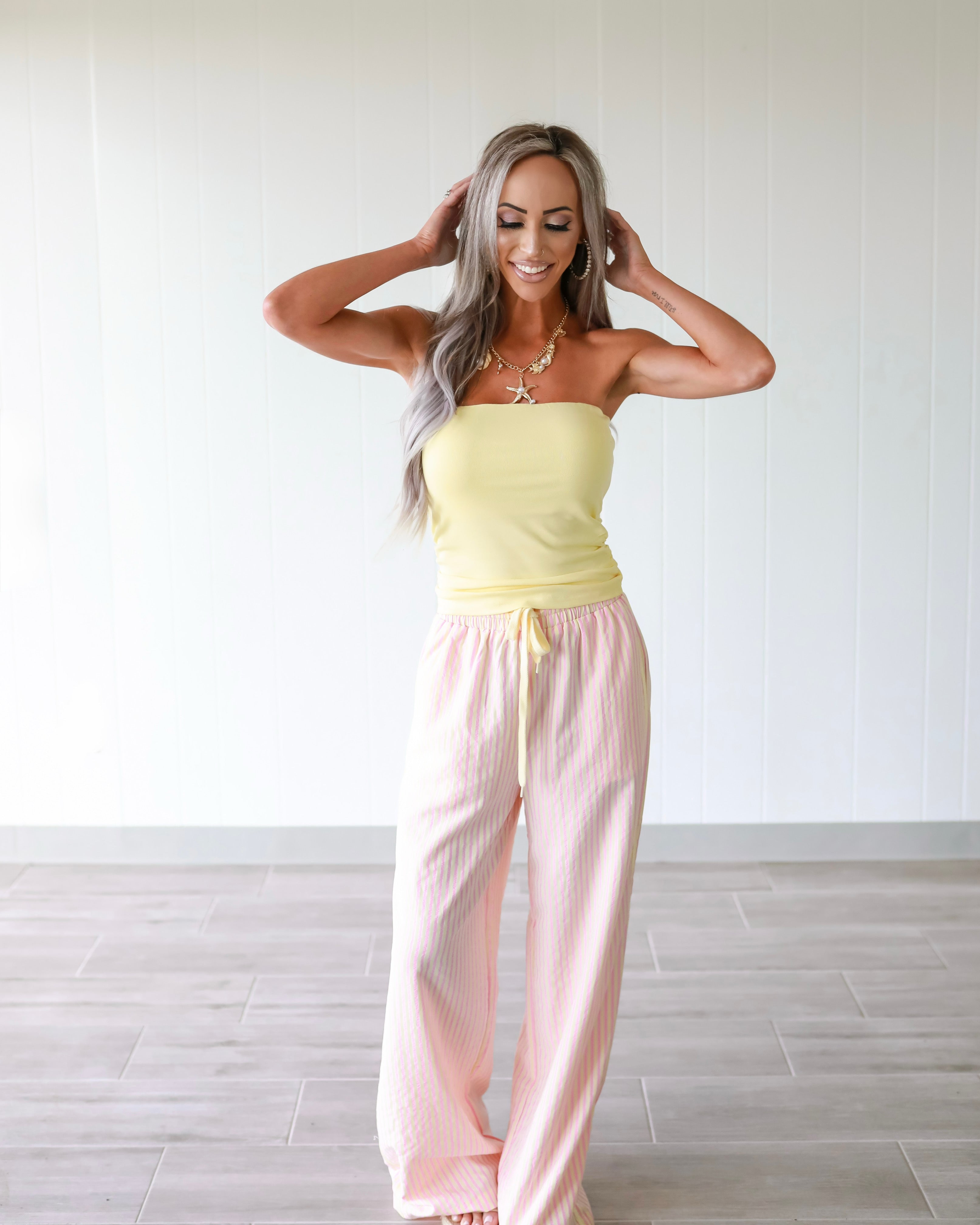 Easy Love Tube Top - Yellow