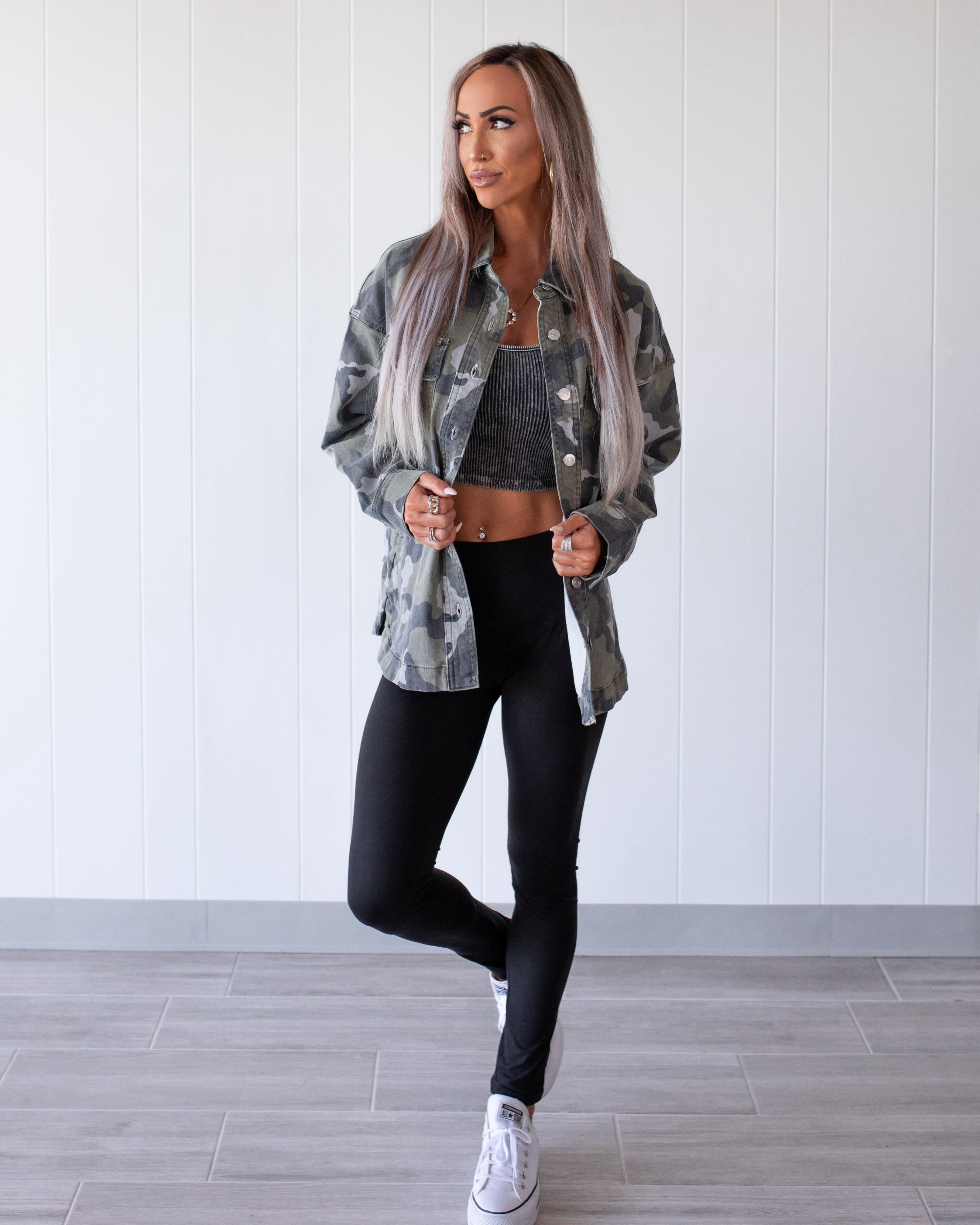 Camo Cutie Denim Jacket