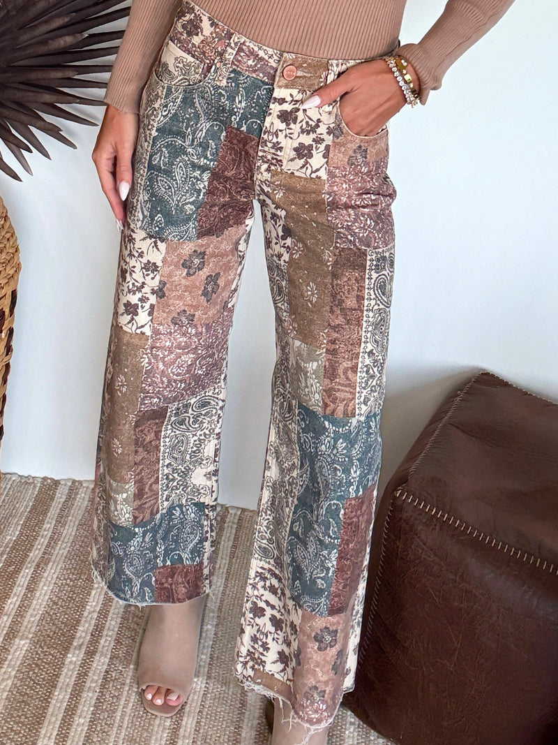 Ember & Earth Wide Leg Pants