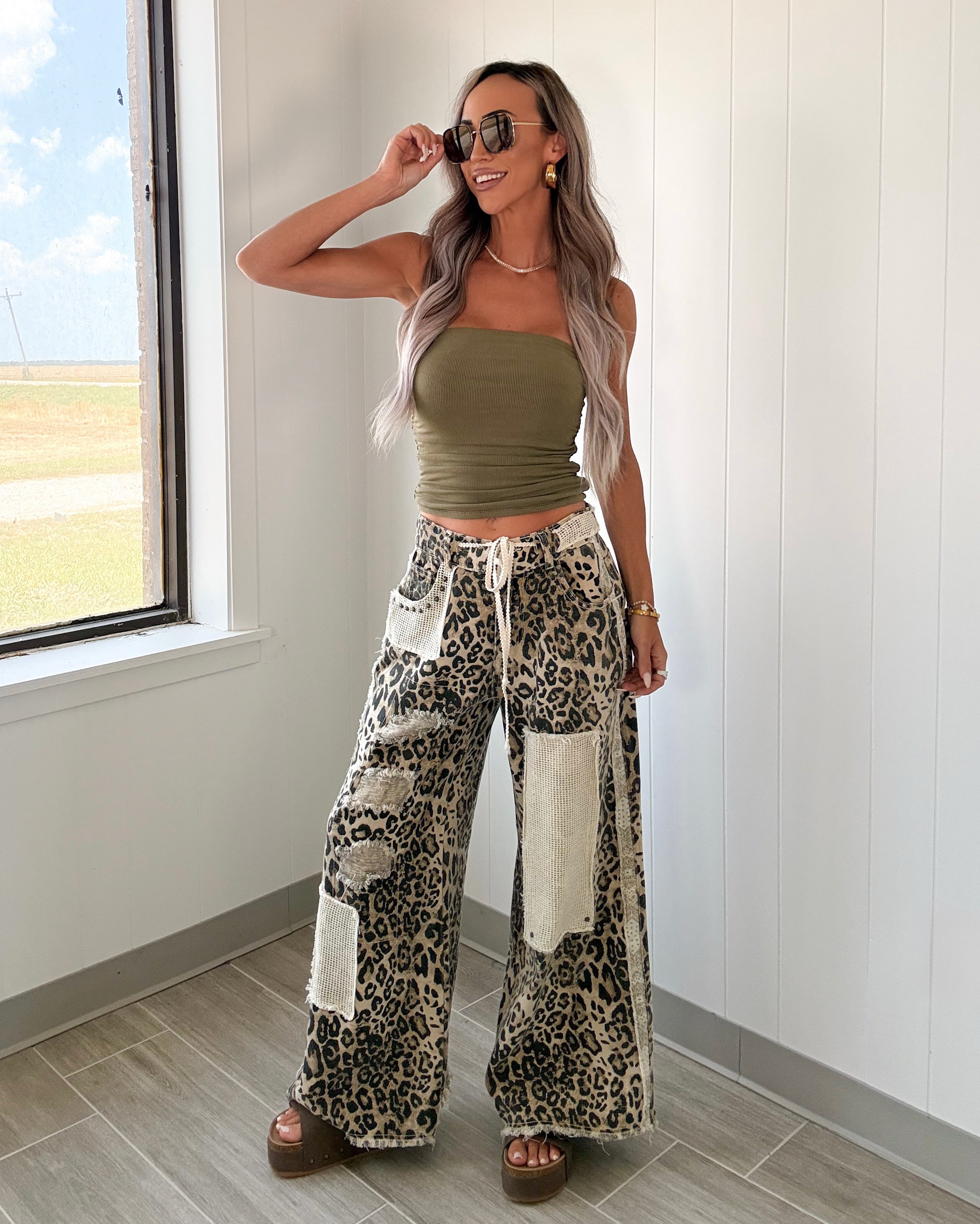 Ruche Babe Tube Top - Dark Olive