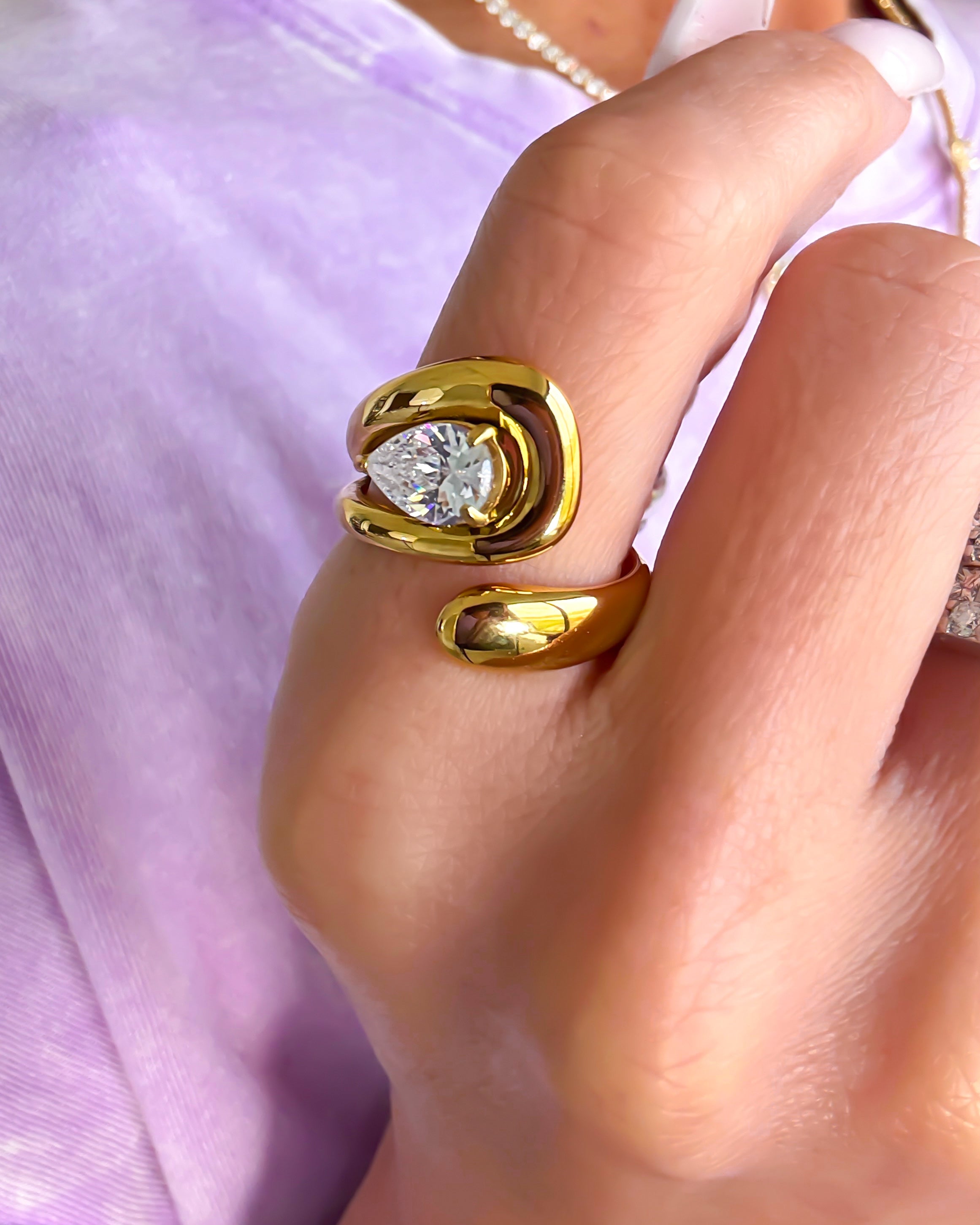 Endless Spark Ring - Gold