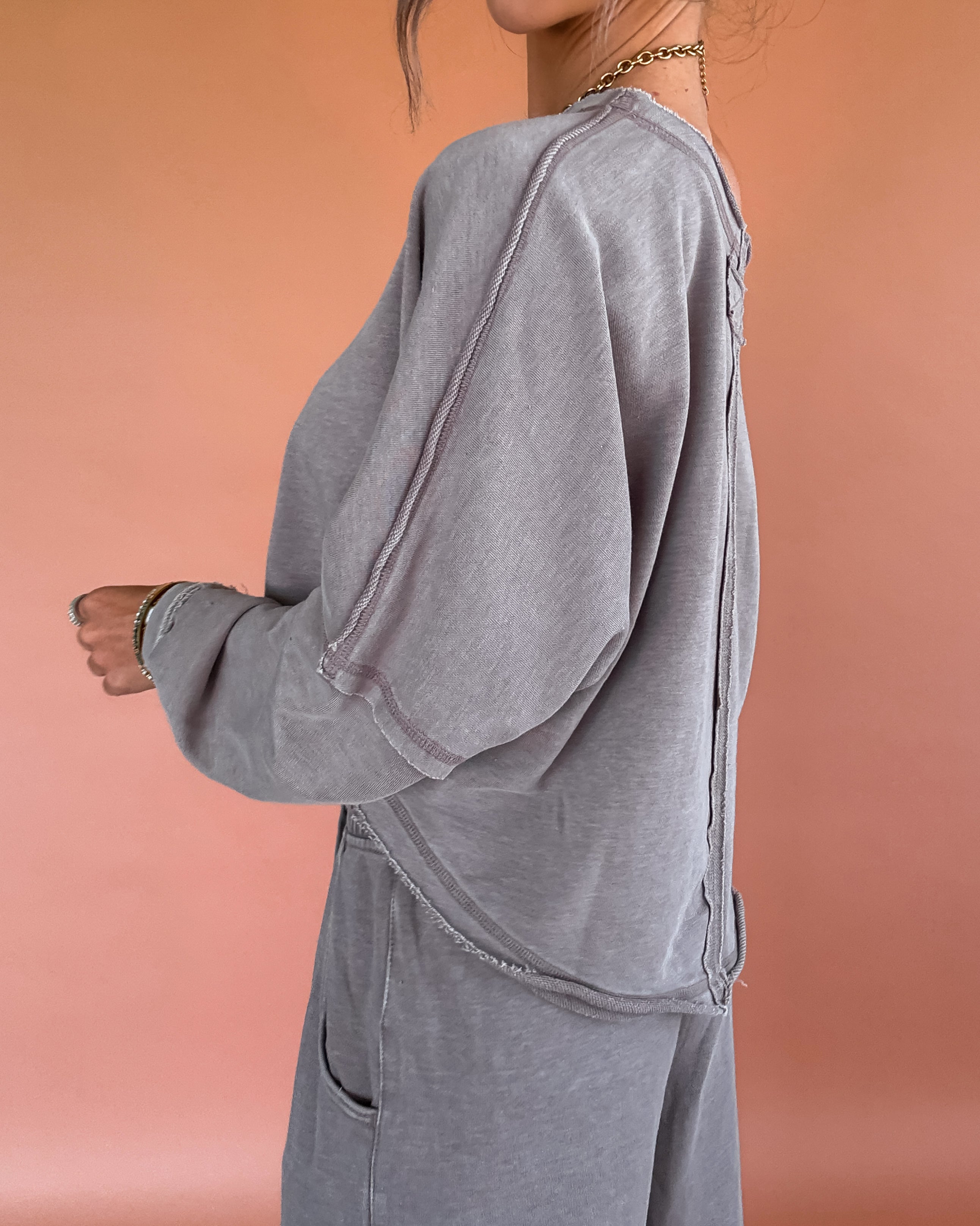 Elevated Ease Cropped Pullover