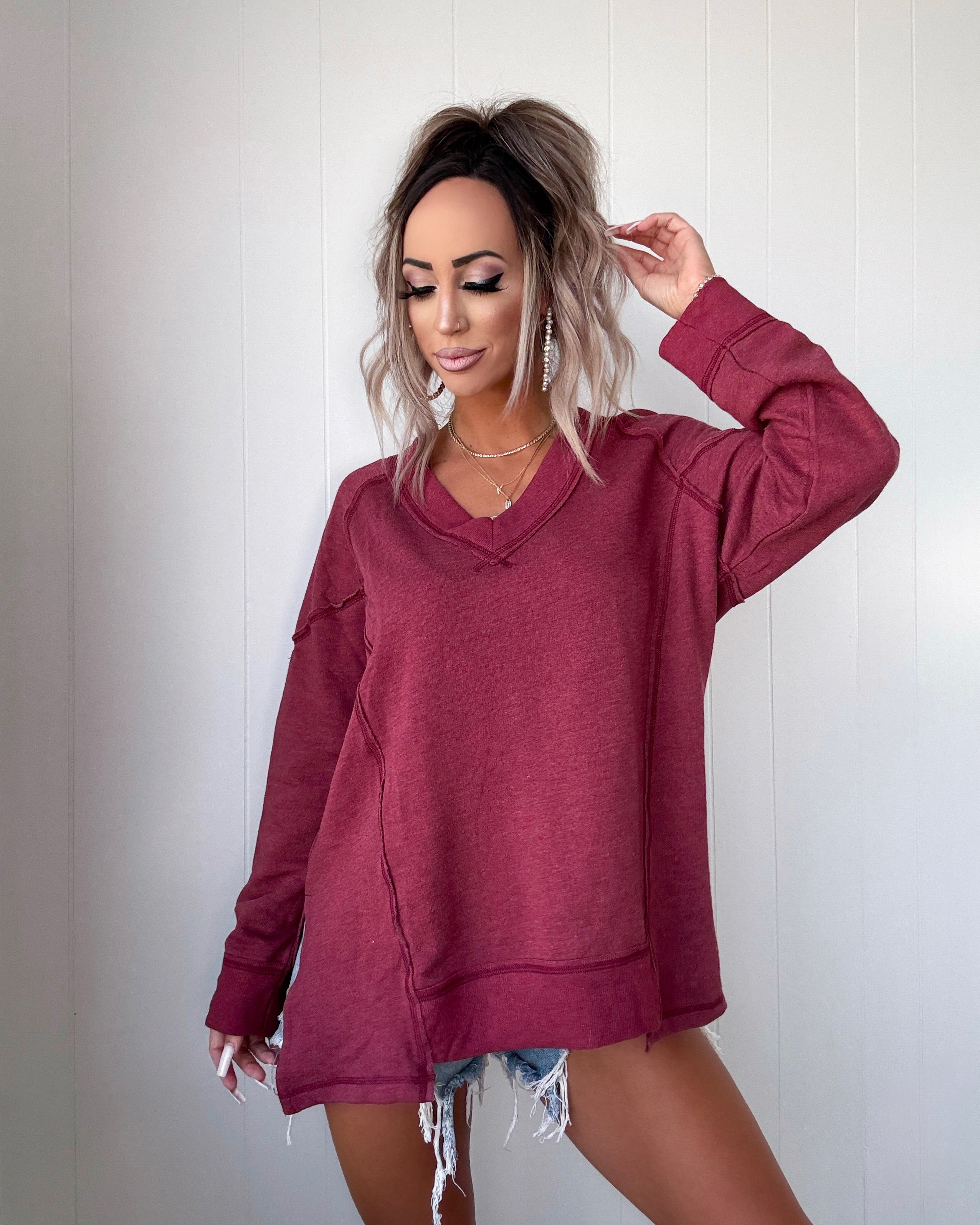 Art Of Comfort Sweatshirt - Berry