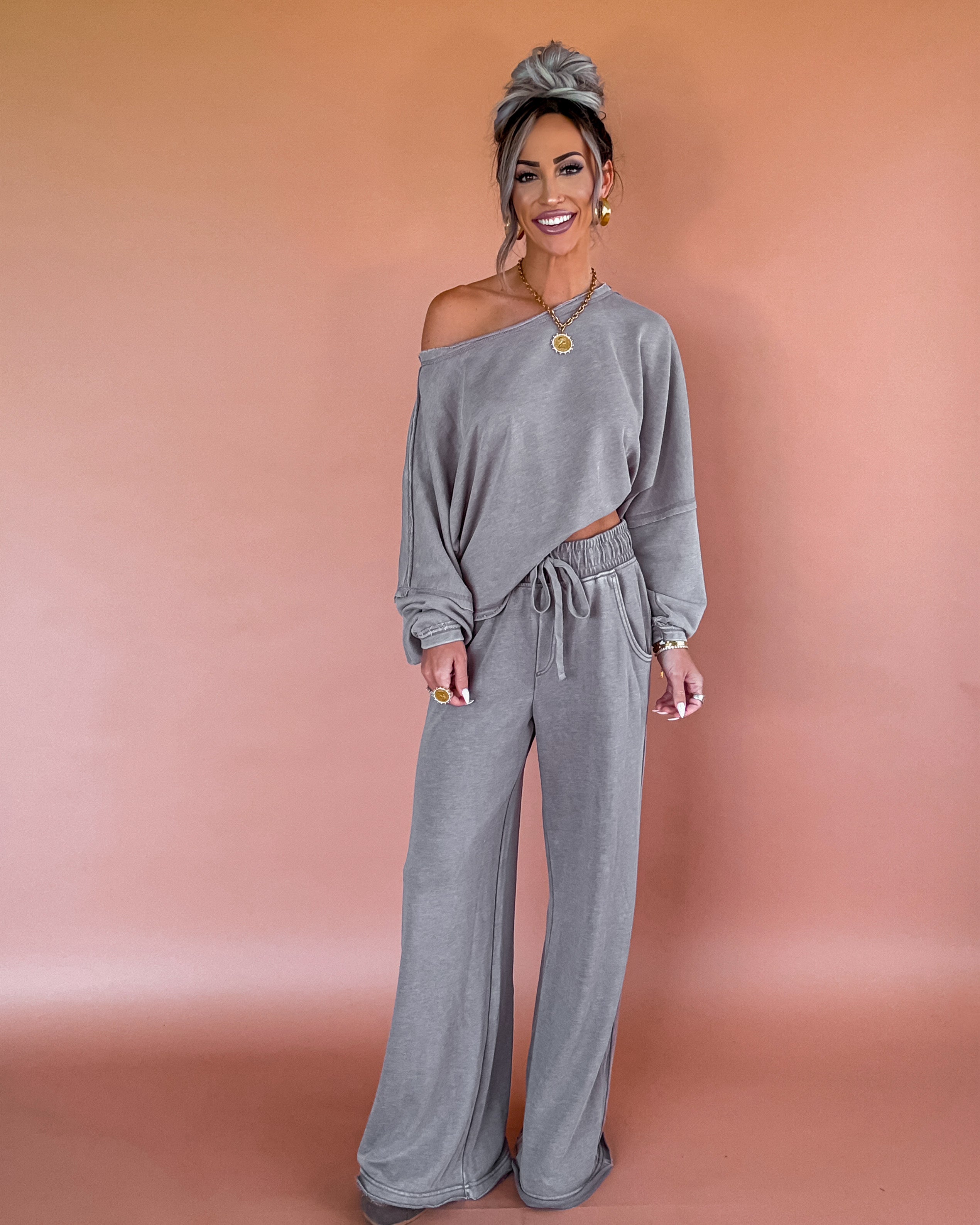 Elevated Ease Wide Leg Sweatpants