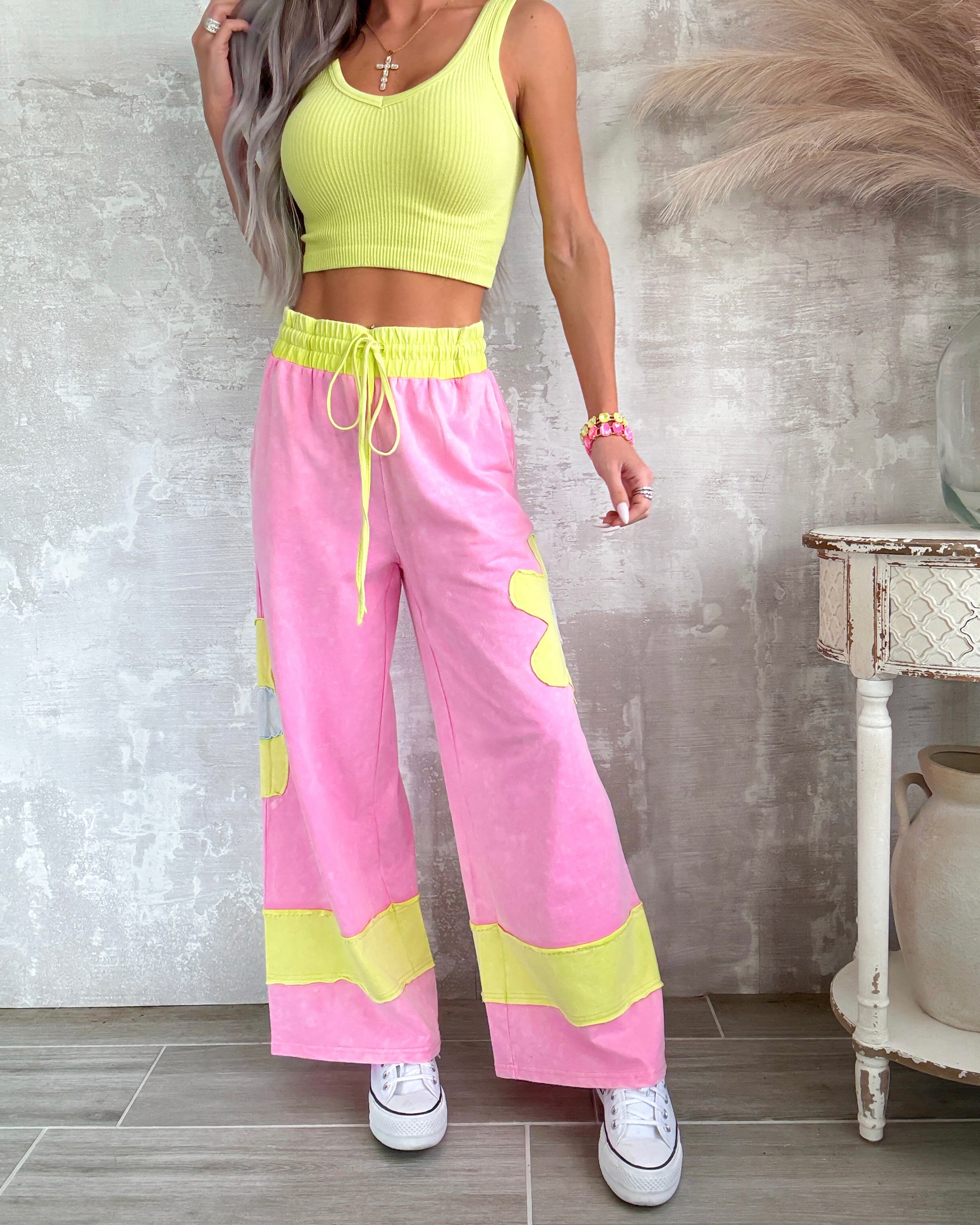 Petal Society Sweatpants - Pink