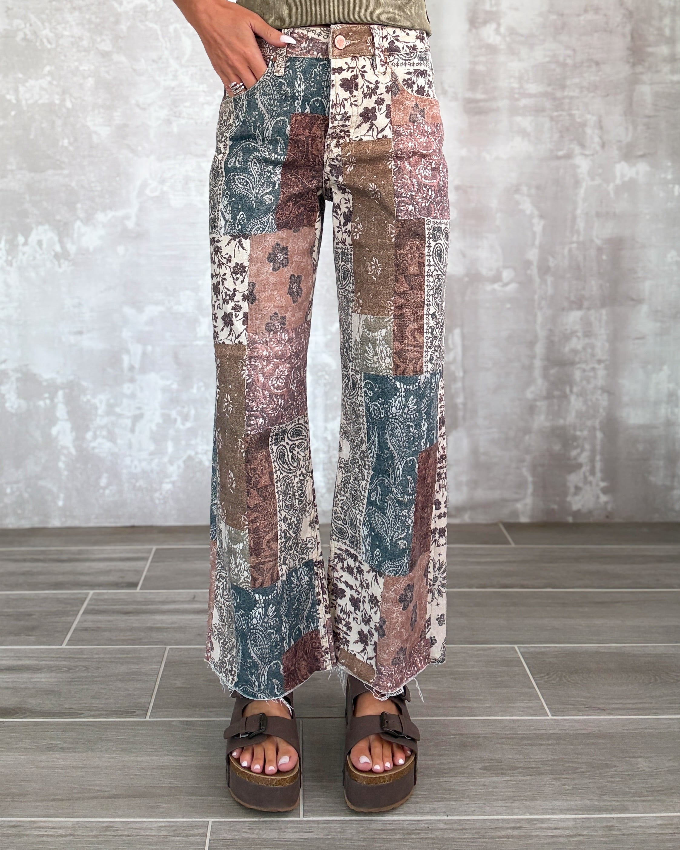 Ember & Earth Wide Leg Pants