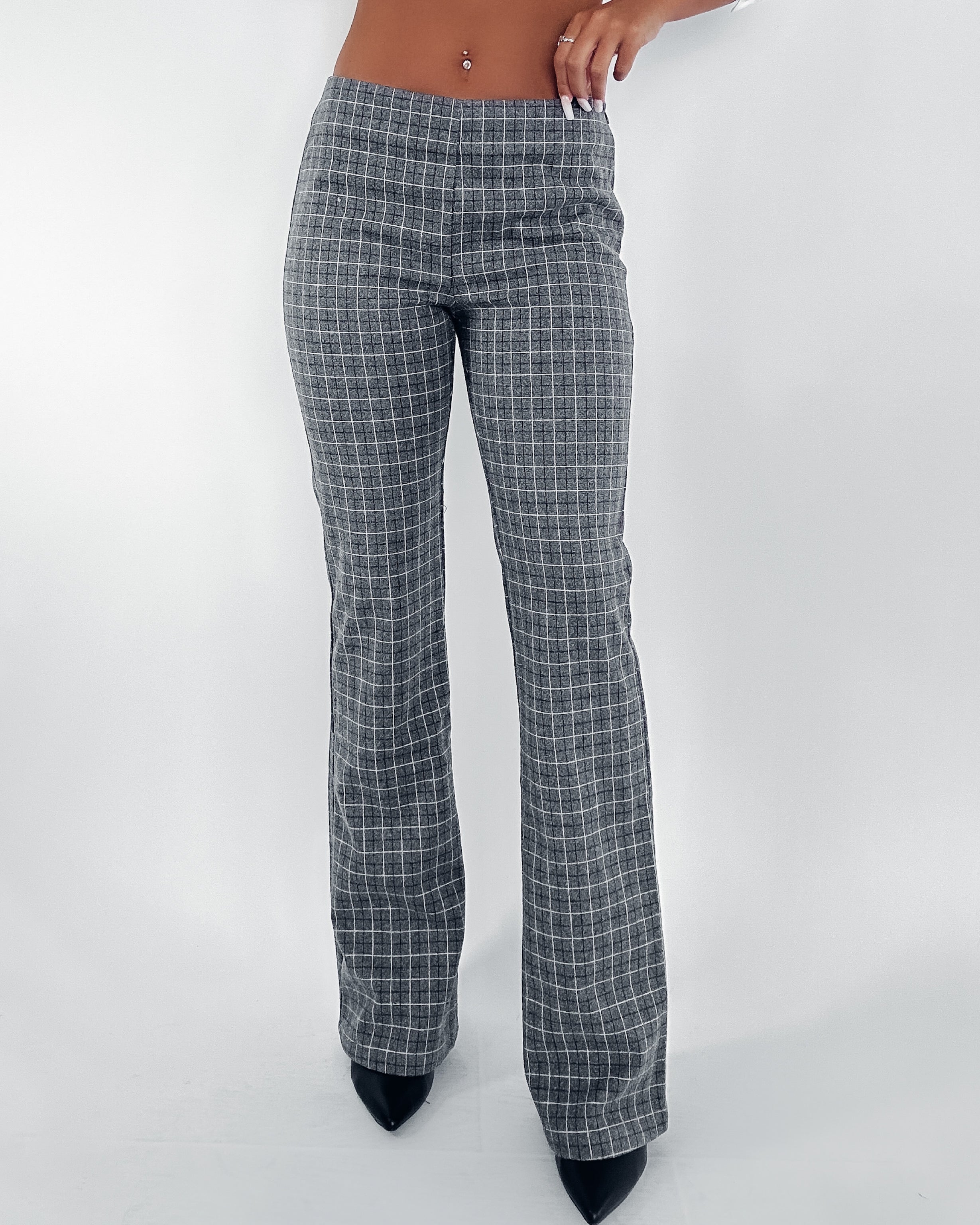Chic Couture Trousers- Grey