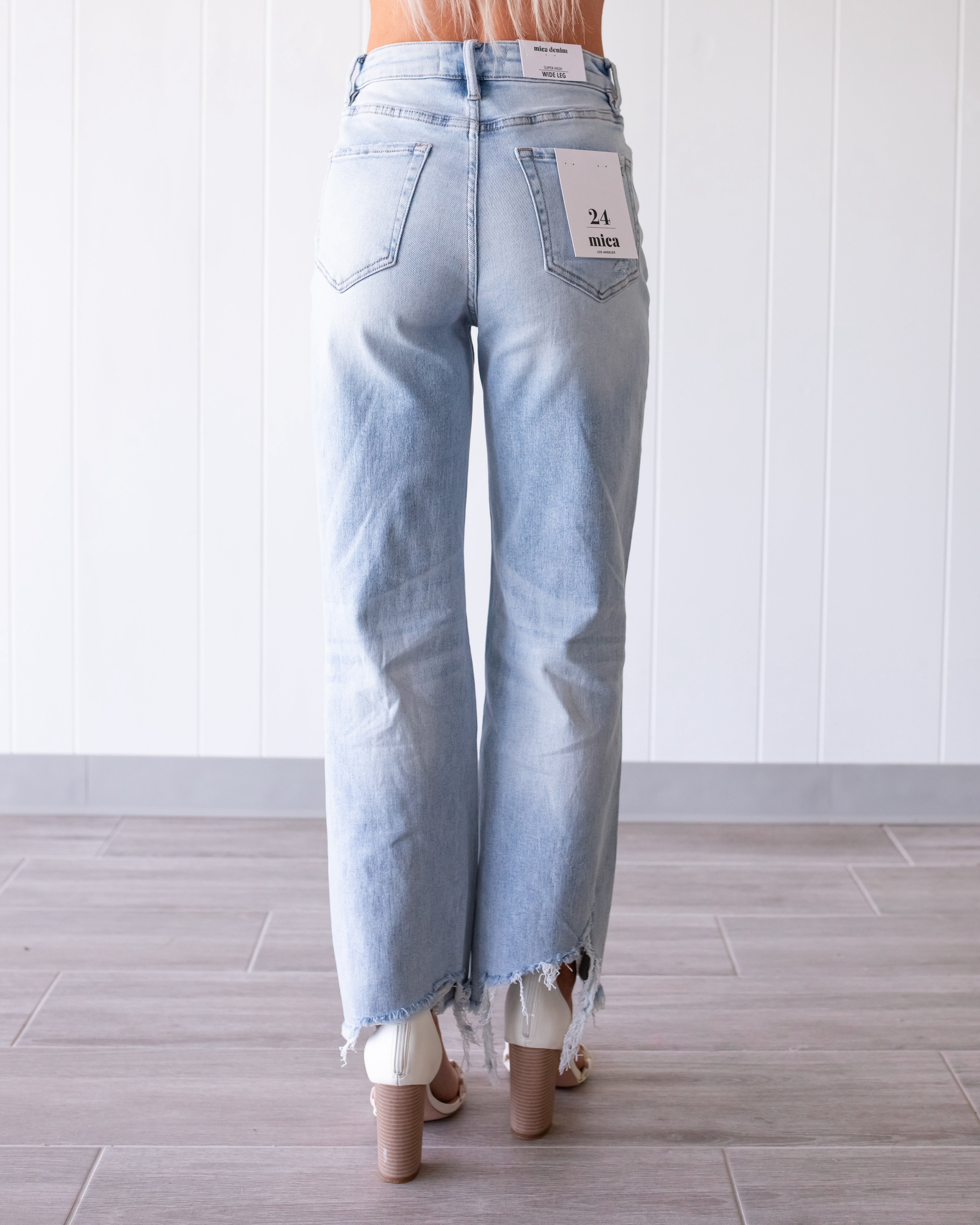 Pixie High Waist Distressed Jeans