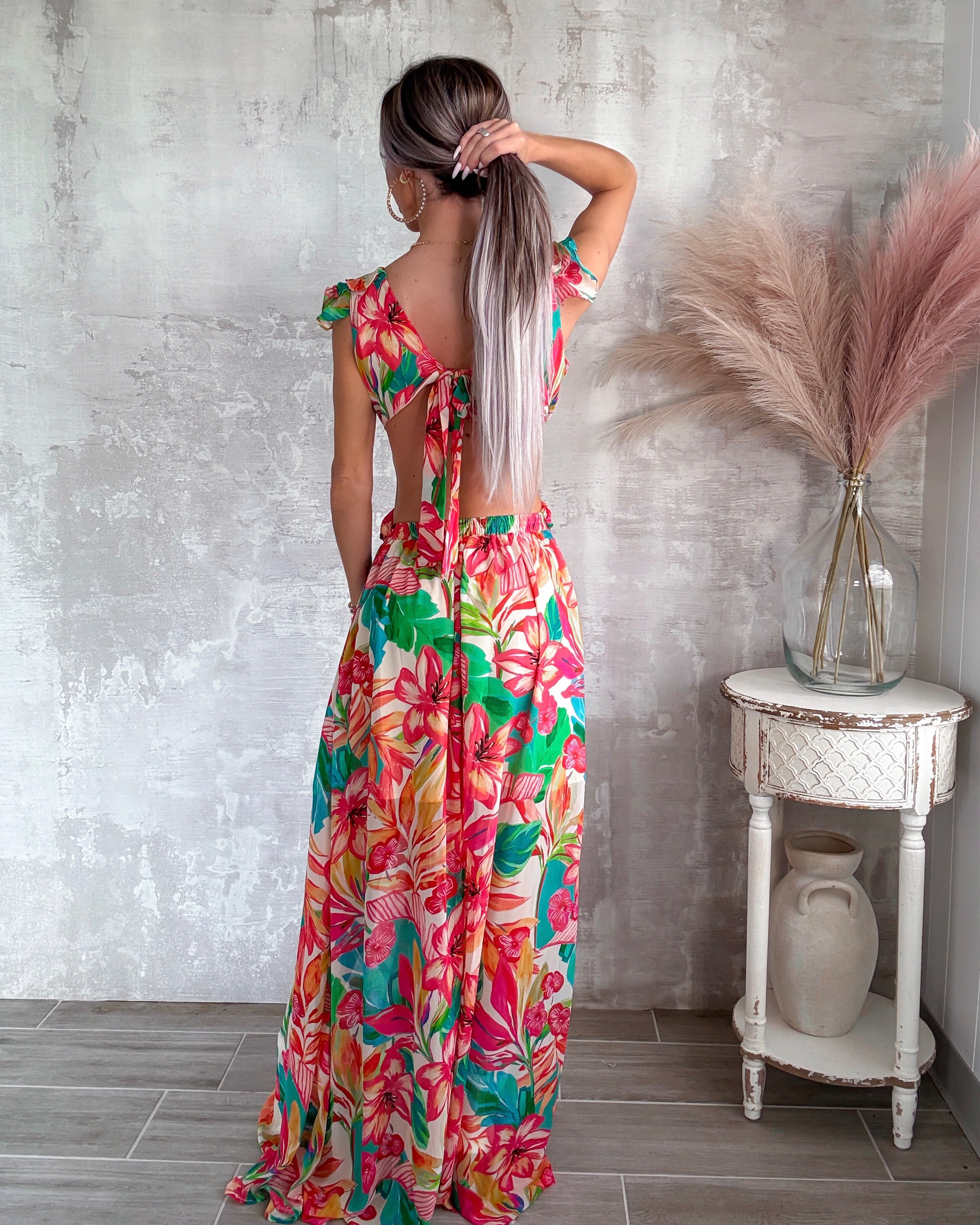 Bora Bora Beauty Floral Maxi Dress