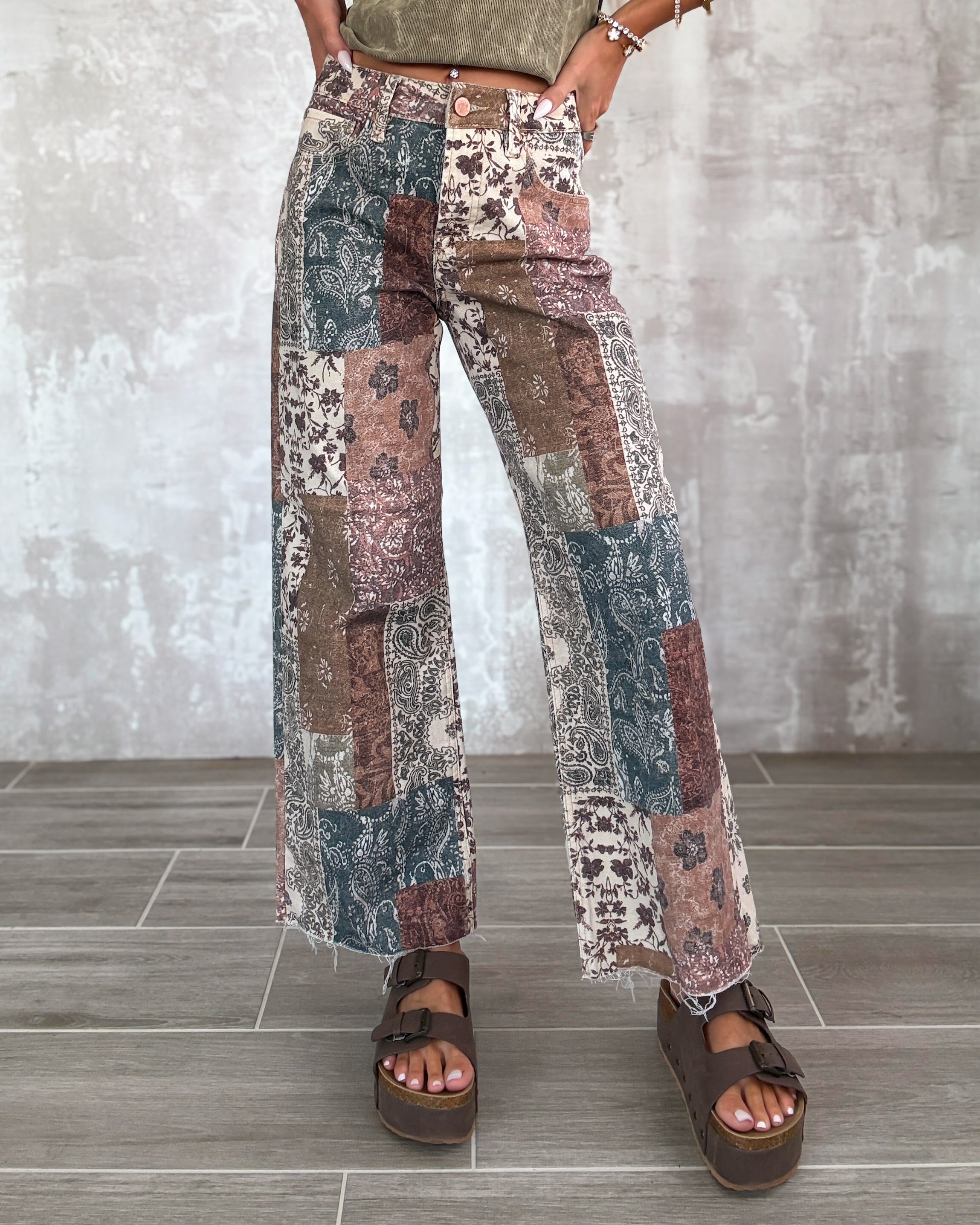 Ember & Earth Wide Leg Pants