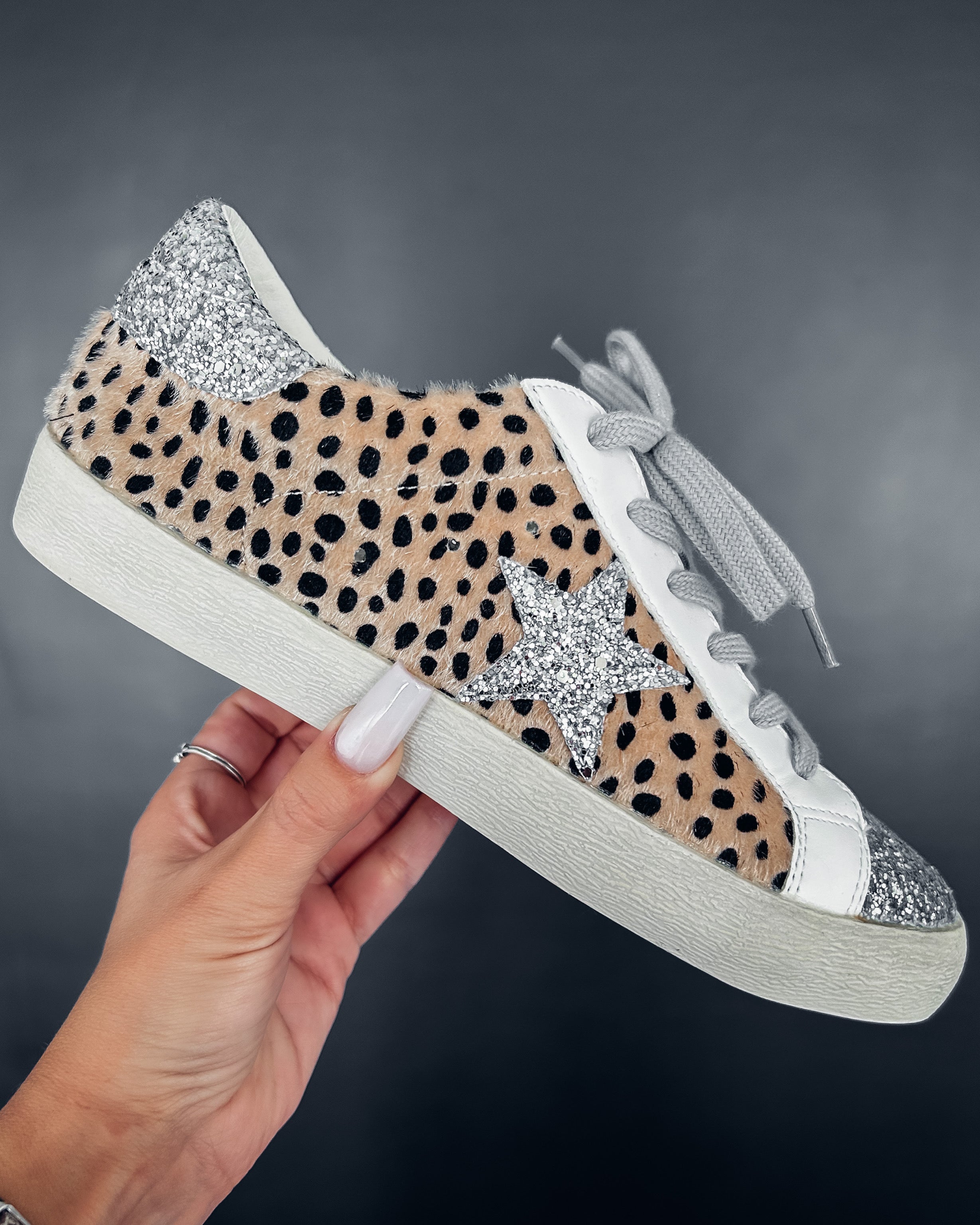 Skylar Leopard Print Sneakers